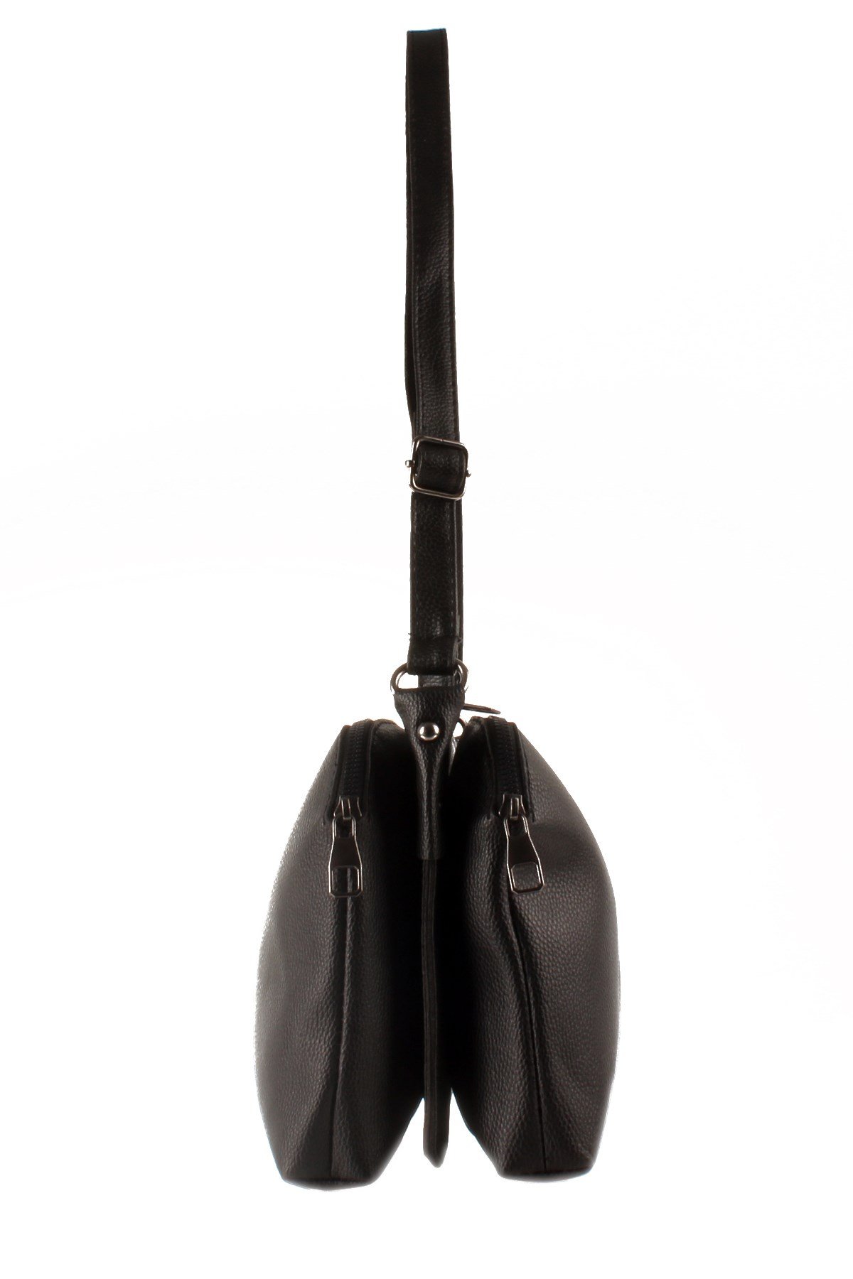 LWE20426-SLuwweLuwwe Bag'sKadın Fermuarlı Üç Gözlü Omuz Çantası (20426)