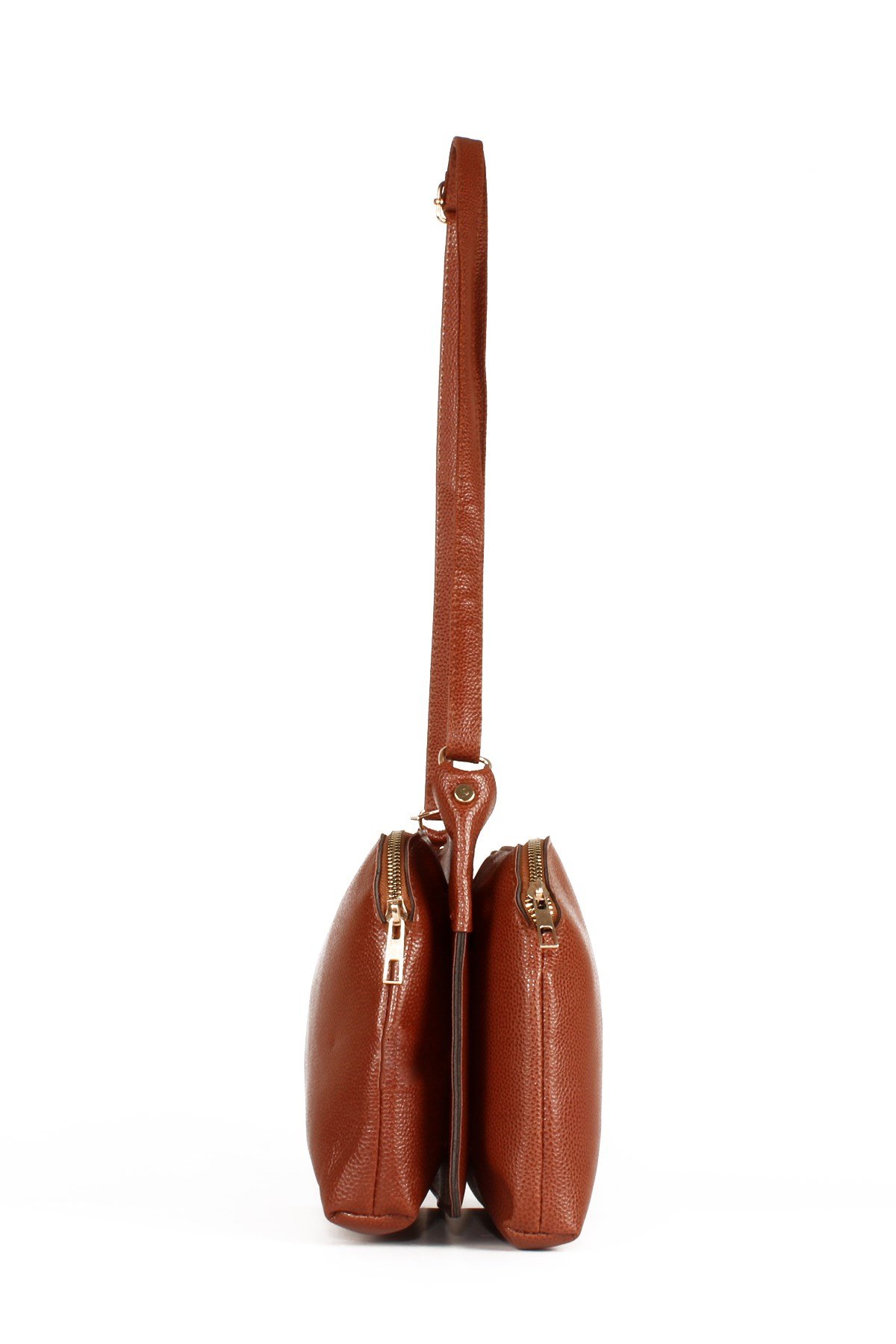 LWE20426-SLuwweLuwwe Bag'sKadın Fermuarlı Üç Gözlü Omuz Çantası (20426)