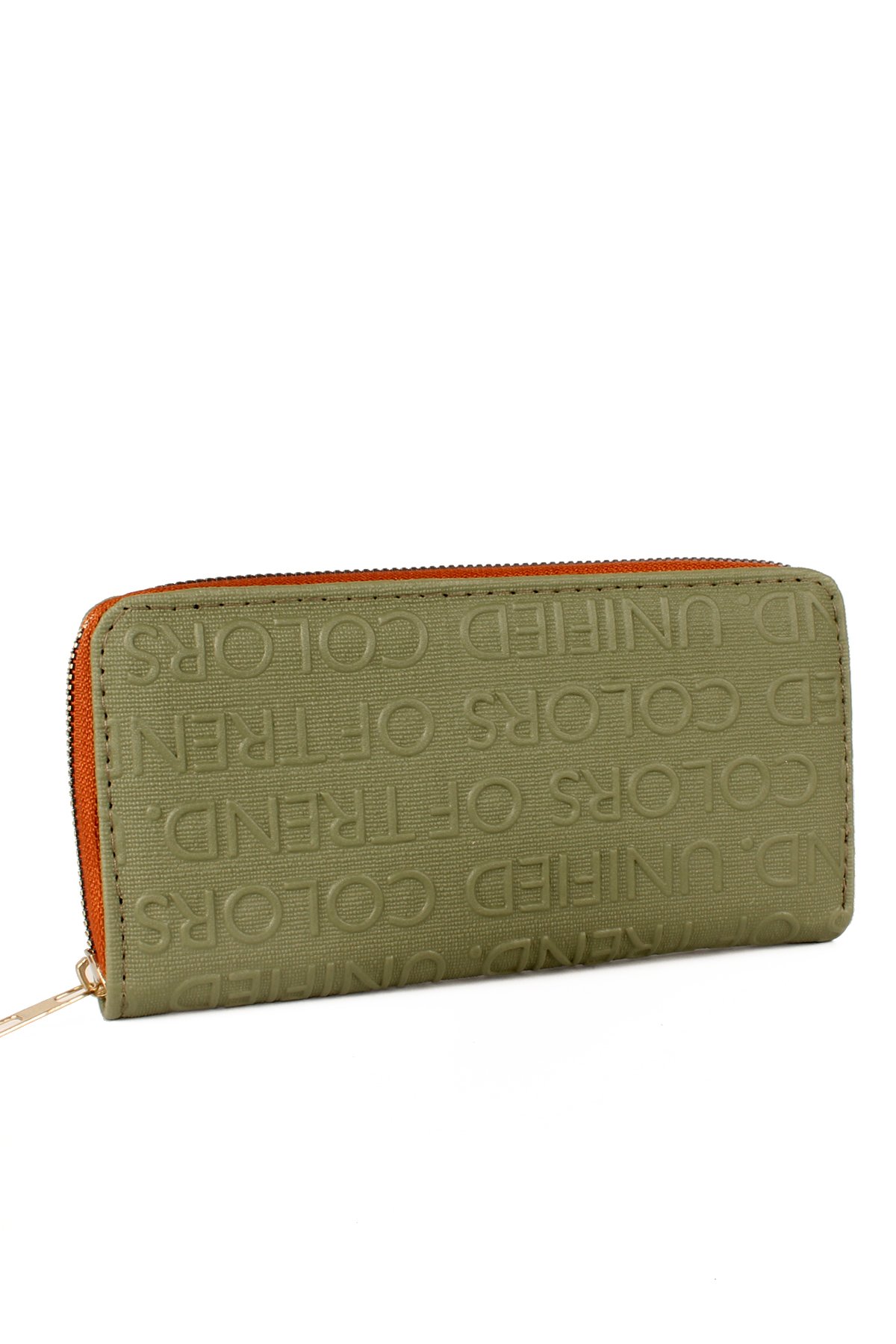 LWE50664-SyhTalhaLuwwe Bag'sKadın Fermuarlı Yazı Detaylı Dört İç Bölmeli Cüzdan Ve Kartlık  (50664)