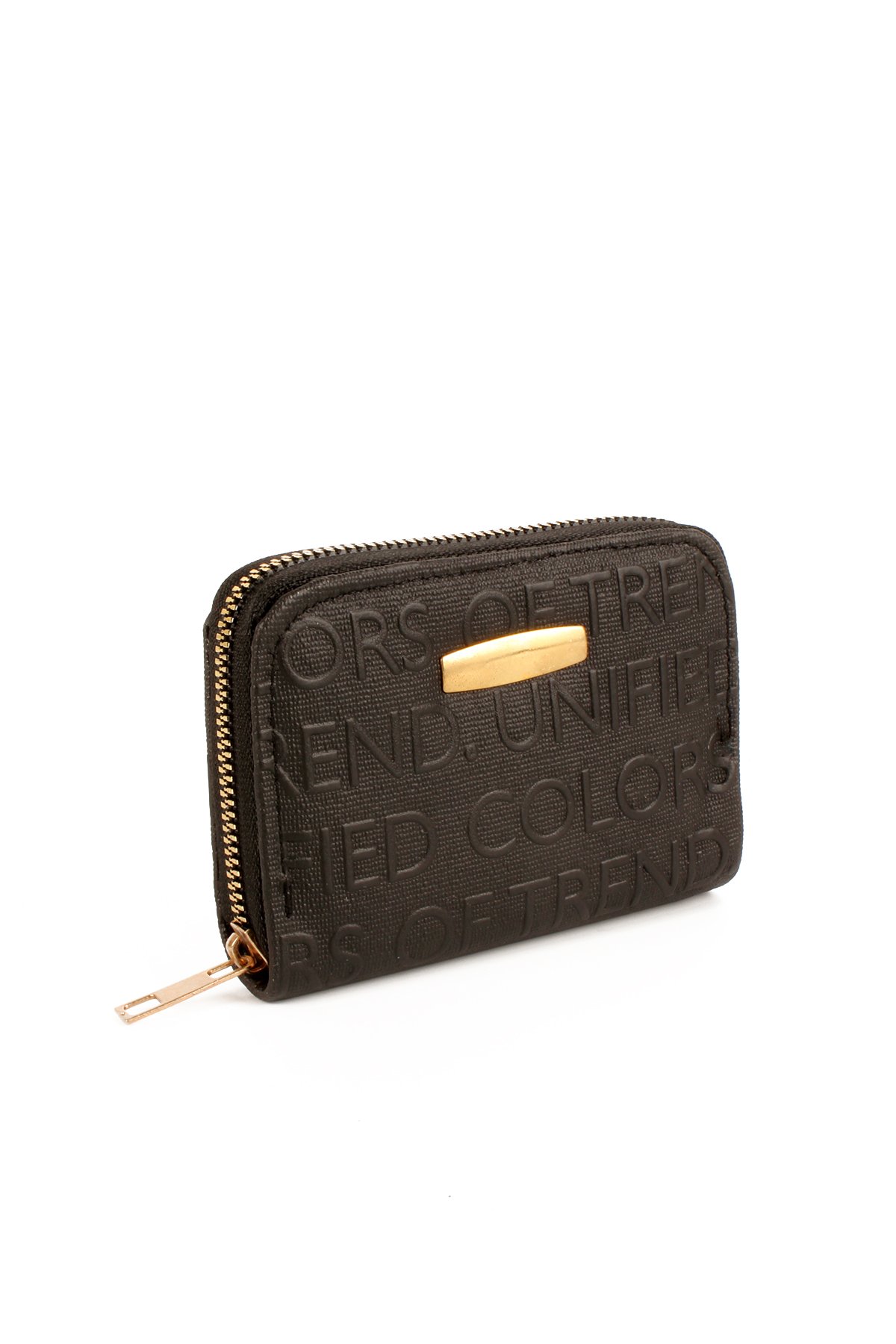 LWE50706-SyhTalhaLuwwe Bag'sKadın Fermuarlı Yazı Detaylı Üç İç Bölmeli Cüzdan Ve Kartlık  (50706)