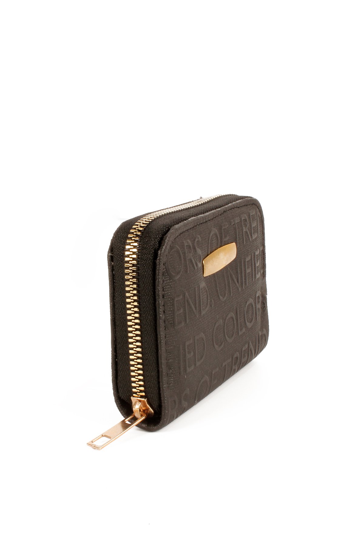 LWE50706-SyhTalhaLuwwe Bag'sKadın Fermuarlı Yazı Detaylı Üç İç Bölmeli Cüzdan Ve Kartlık  (50706)