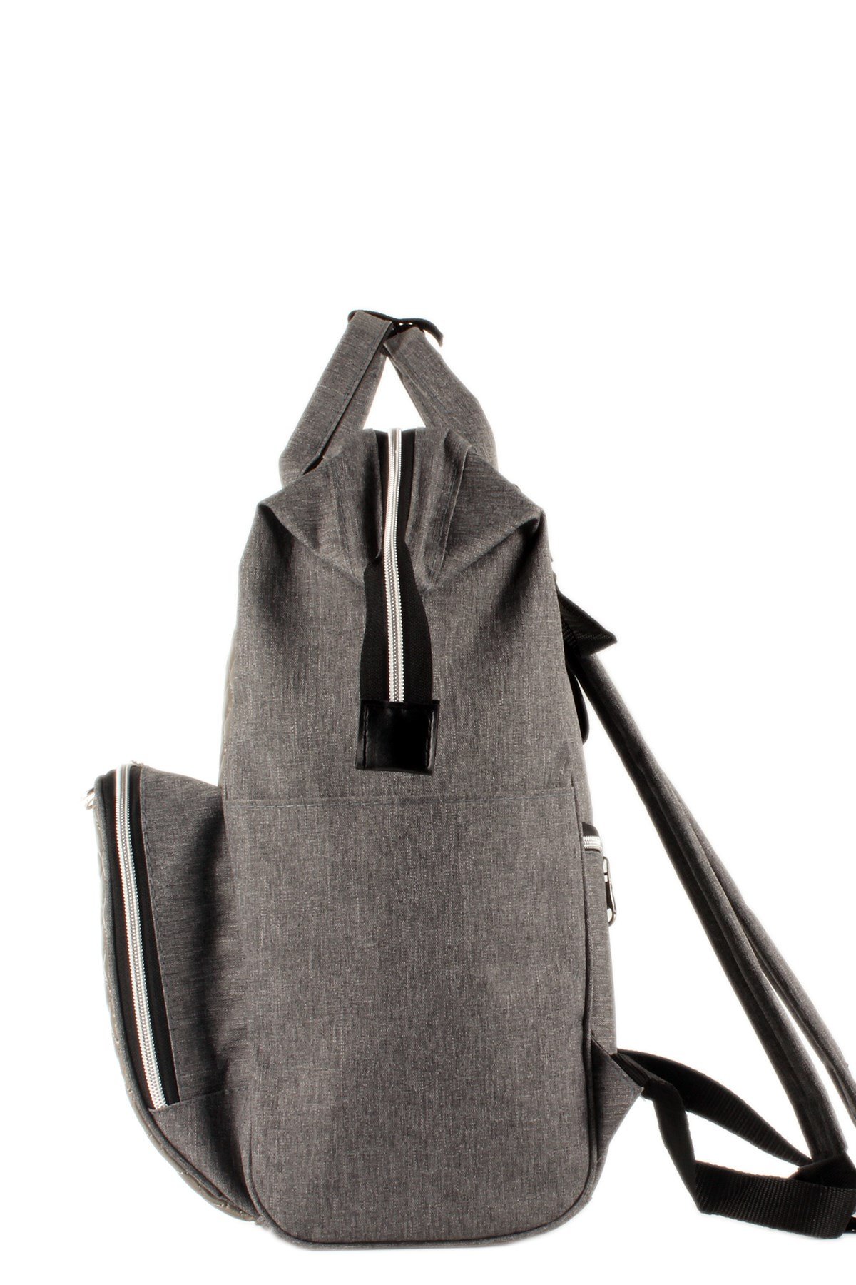 LWE60413-SLuwweLuwwe Bag'sKadın Folyo Destekli Isı Korumalı Cepli Anne Bebek Bakım Sırt Çantası (60413)