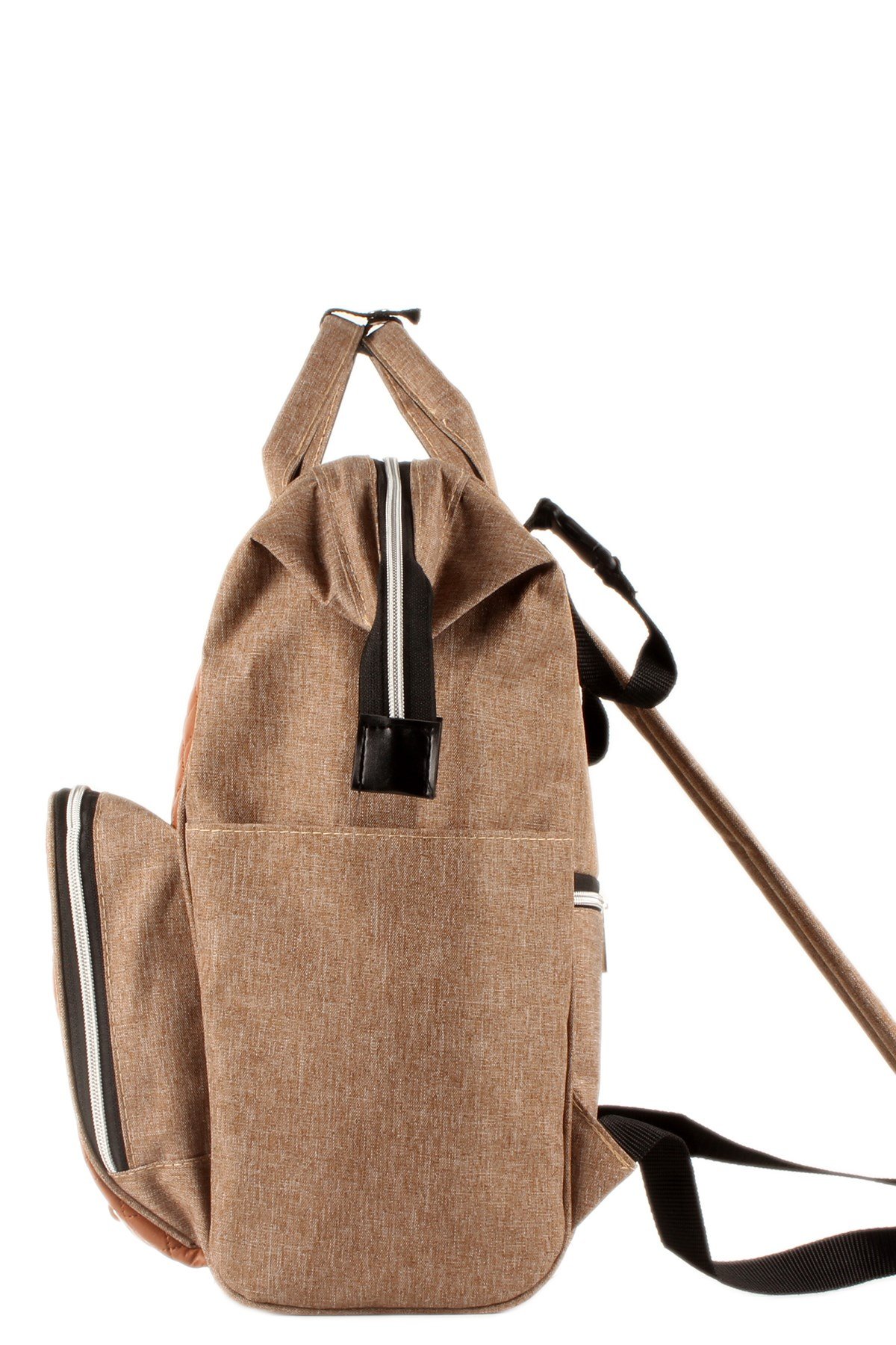 LWE60413-SLuwweLuwwe Bag'sKadın Folyo Destekli Isı Korumalı Cepli Anne Bebek Bakım Sırt Çantası (60413)