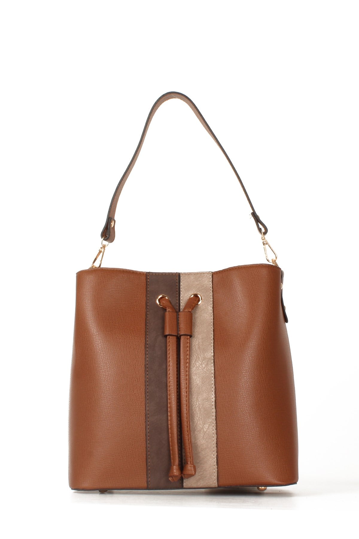 LWEM1447-SLuwweLuwwe Bag'sKadın İki Askılı Detaylı El ve Omuz Çantası (M1447)