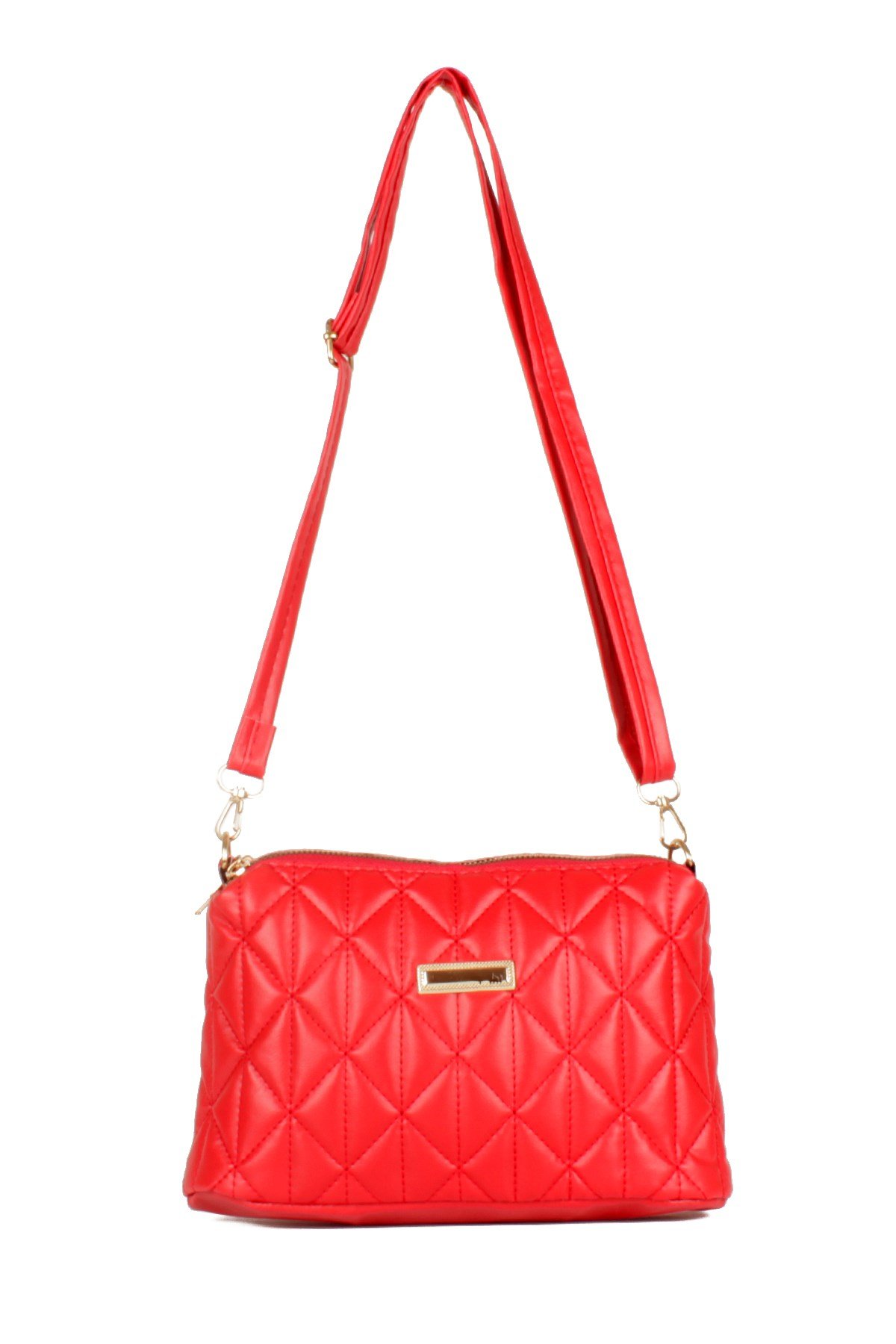 LWE20534-STalhaLuwwe Bag'sKadın İki Bölmeli Kapitone Desen Omuz Çantası (20534)