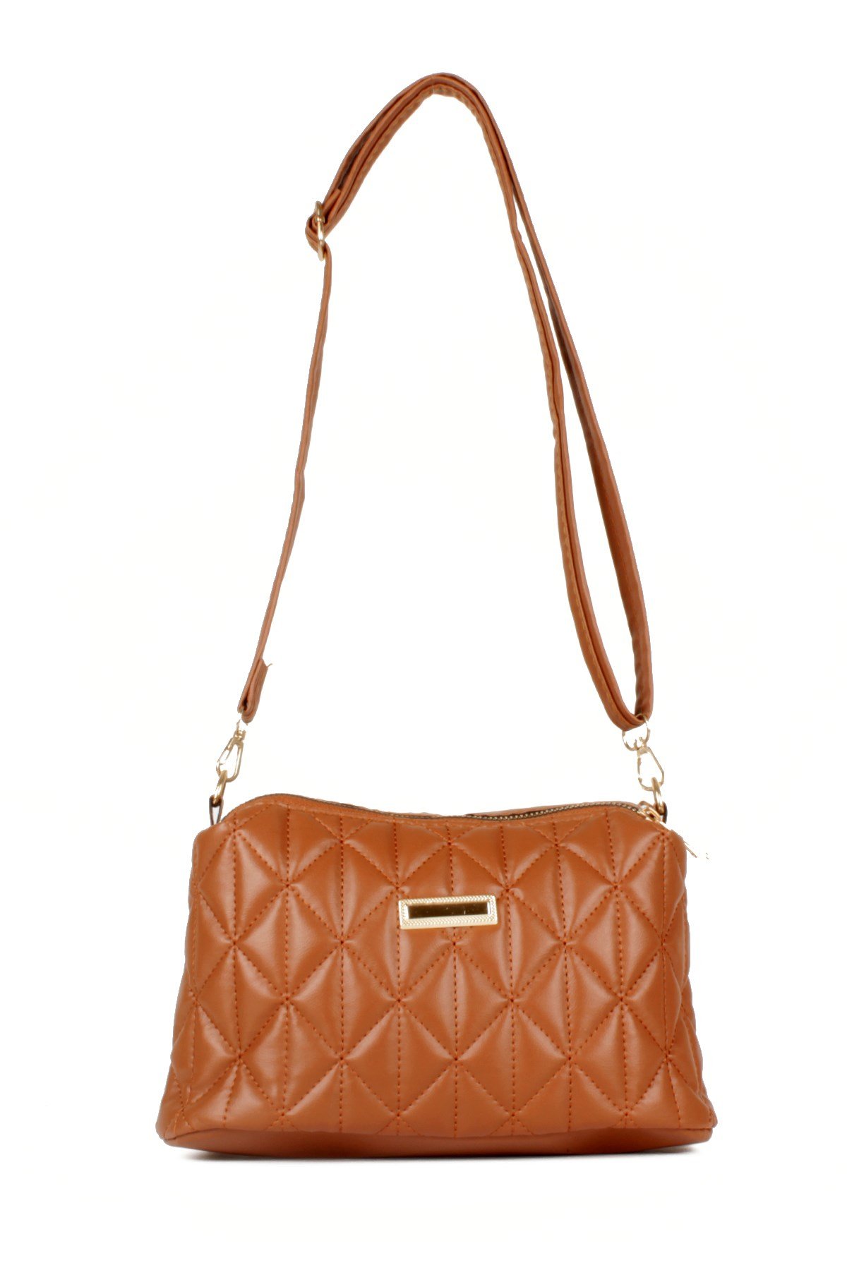 LWE20534-STalhaLuwwe Bag'sKadın İki Bölmeli Kapitone Desen Omuz Çantası (20534)