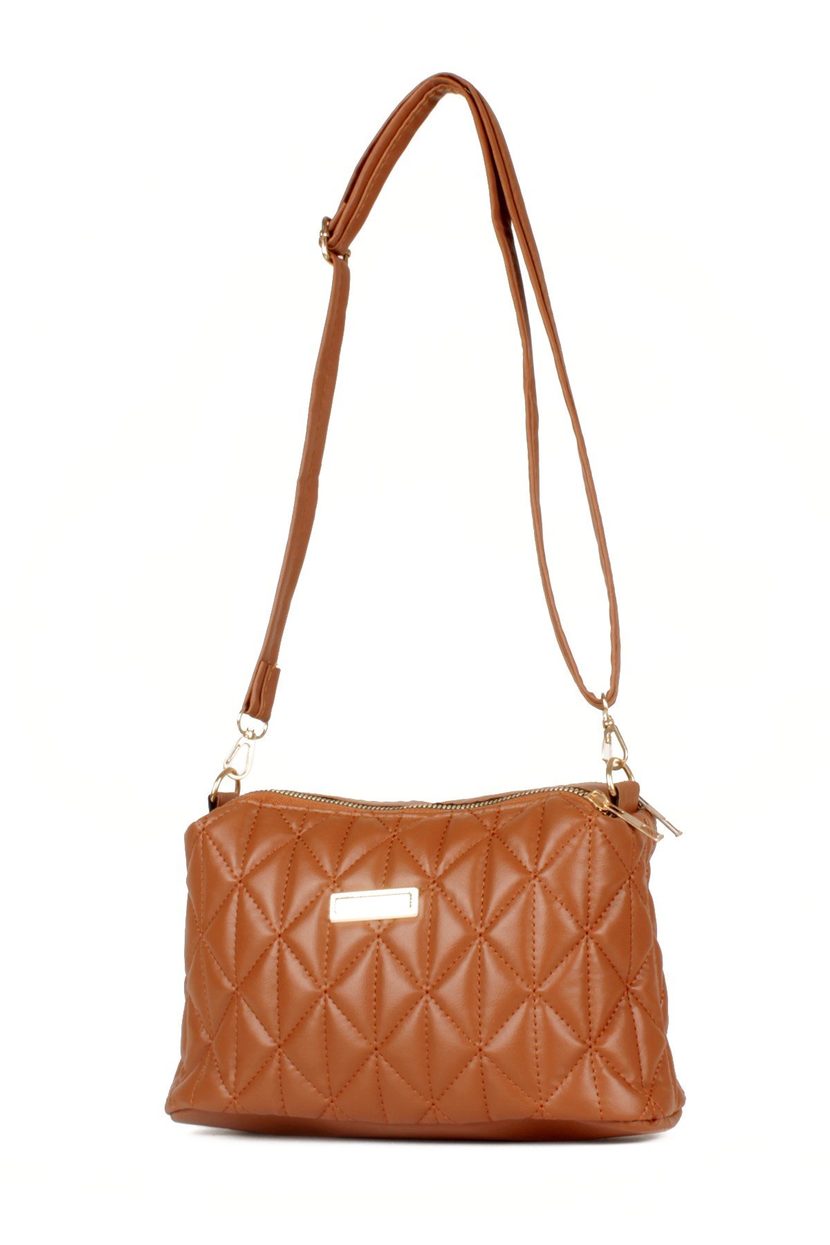 LWE20534-STalhaLuwwe Bag'sKadın İki Bölmeli Kapitone Desen Omuz Çantası (20534)