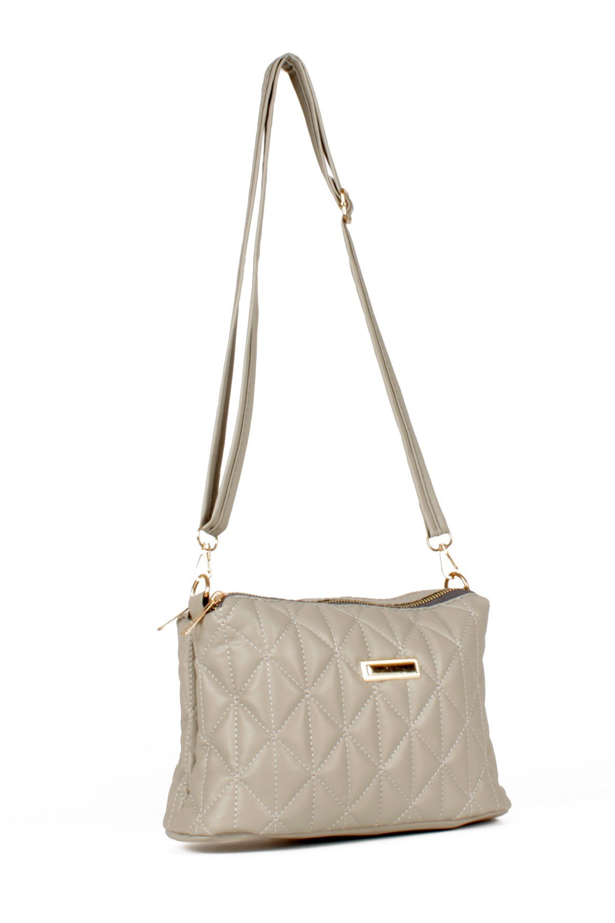 LWE20534-STalhaLuwwe Bag'sKadın İki Bölmeli Kapitone Desen Omuz Çantası (20534)