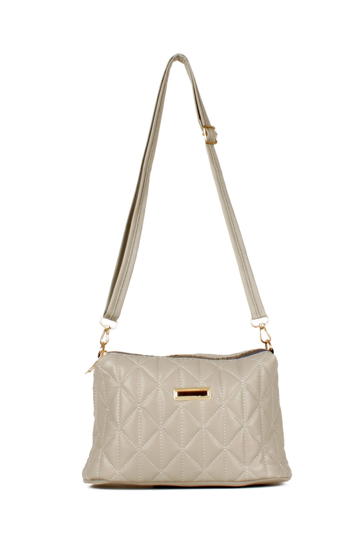 LWE20534-STalhaLuwwe Bag'sKadın İki Bölmeli Kapitone Desen Omuz Çantası (20534)