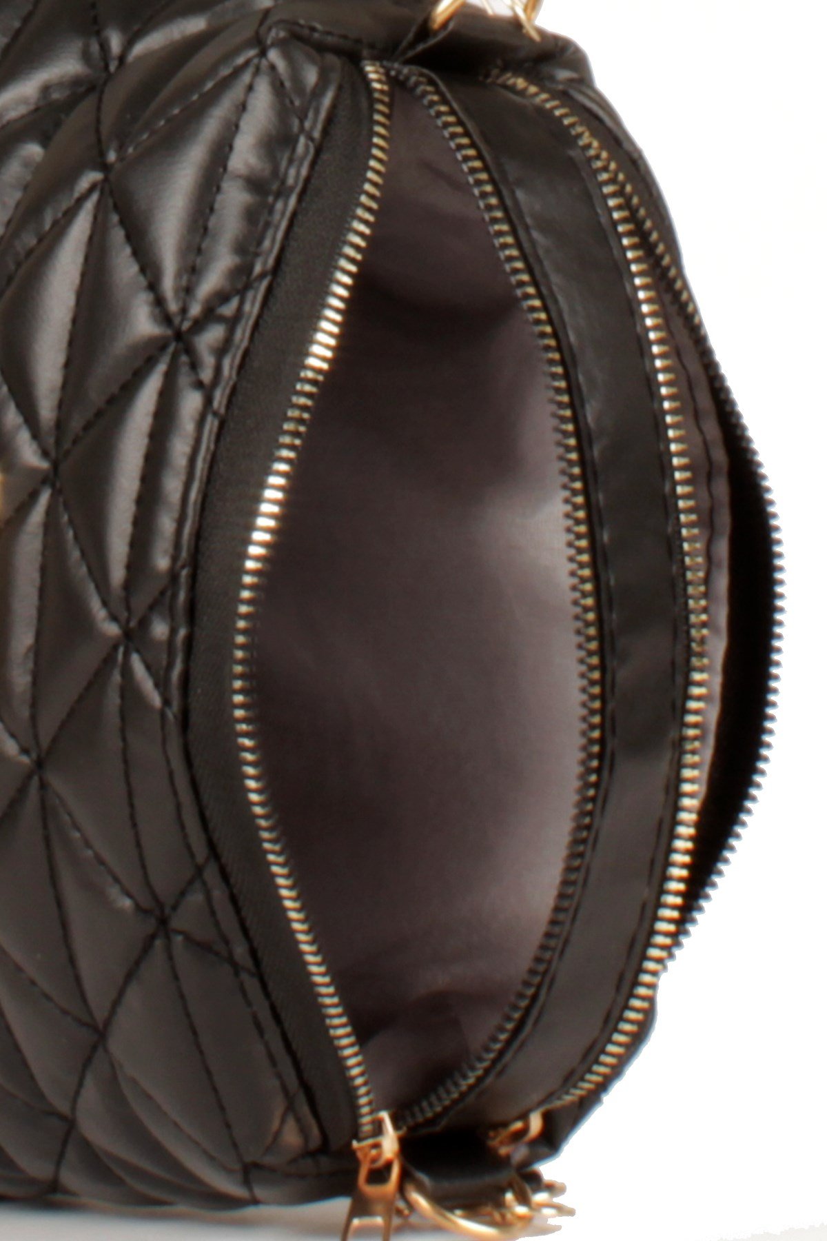 LWE20534-STalhaLuwwe Bag'sKadın İki Bölmeli Kapitone Desen Omuz Çantası (20534)