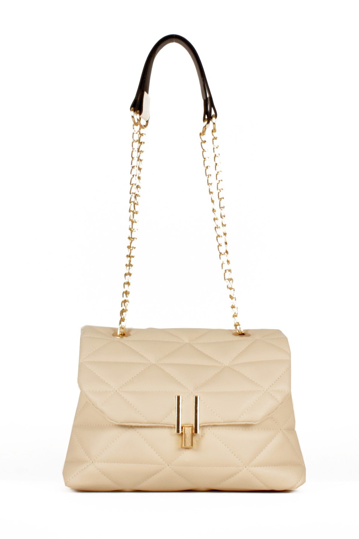 LWE10472-SMusabLuwwe Bag'sKadın İki Bölmeli Kapitoneli Zincir Askılı Omuz Çantası (10472)