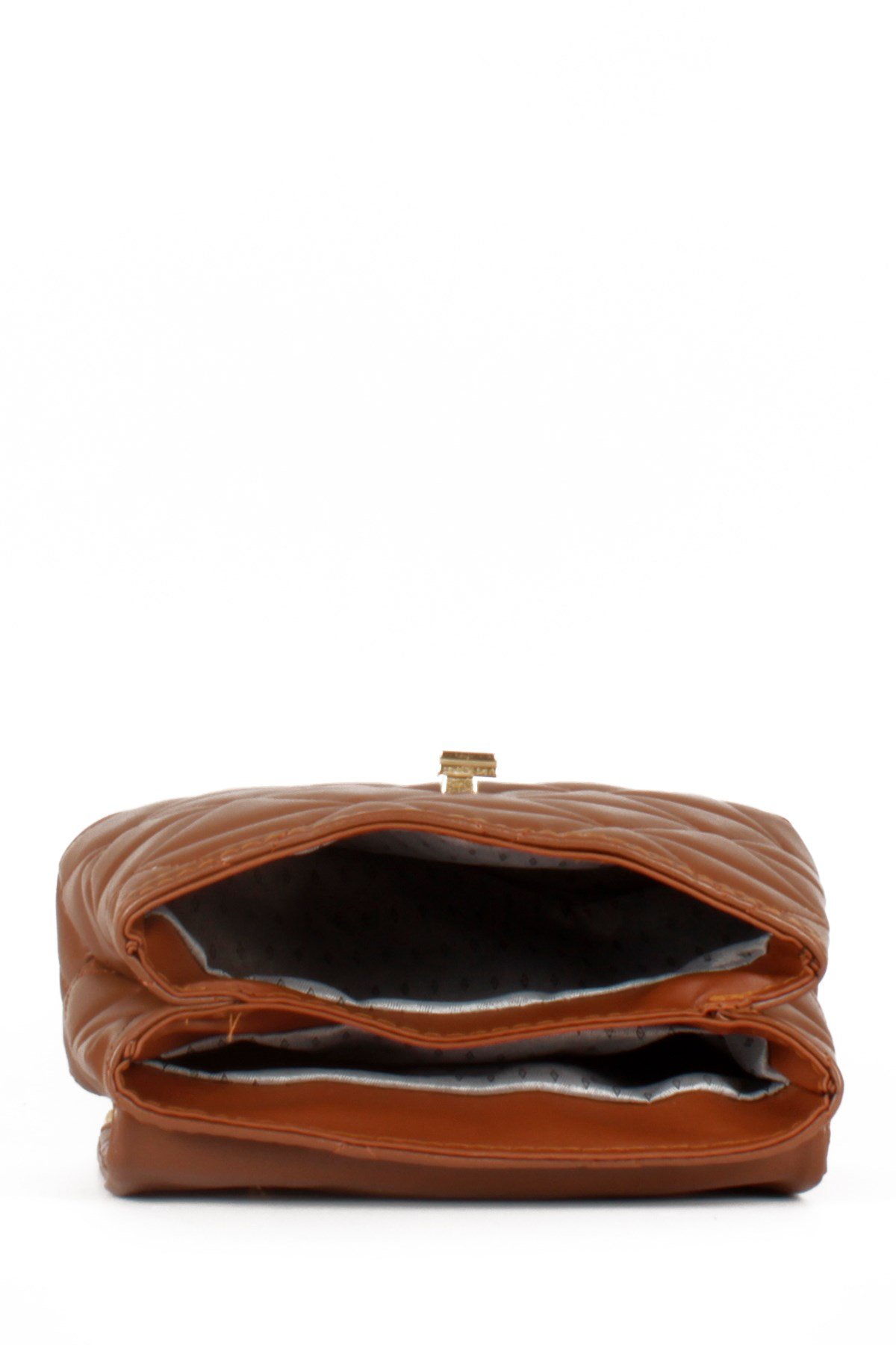 LWE10472-SMusabLuwwe Bag'sKadın İki Bölmeli Kapitoneli Zincir Askılı Omuz Çantası (10472)