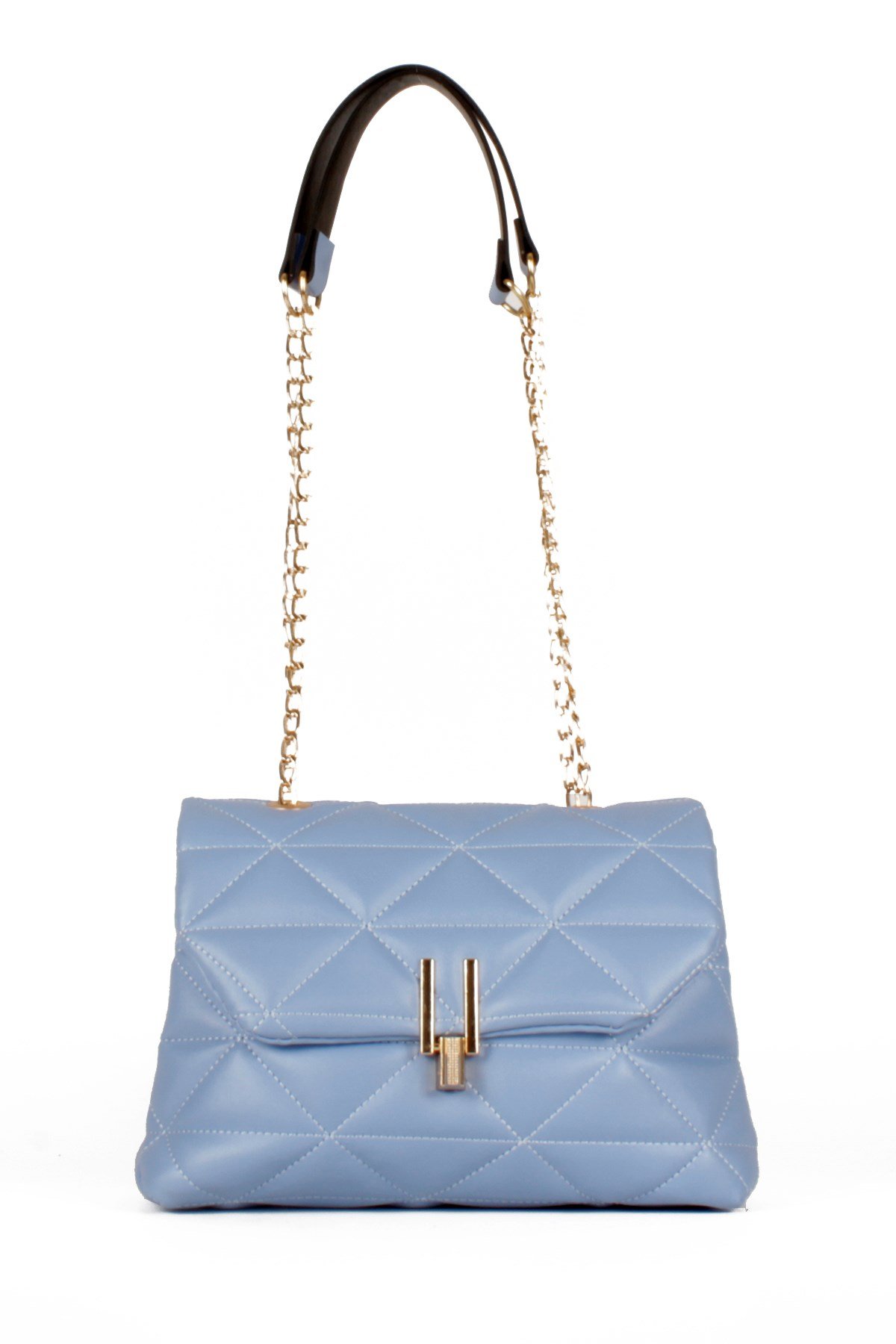 LWE10472-SMusabLuwwe Bag'sKadın İki Bölmeli Kapitoneli Zincir Askılı Omuz Çantası (10472)