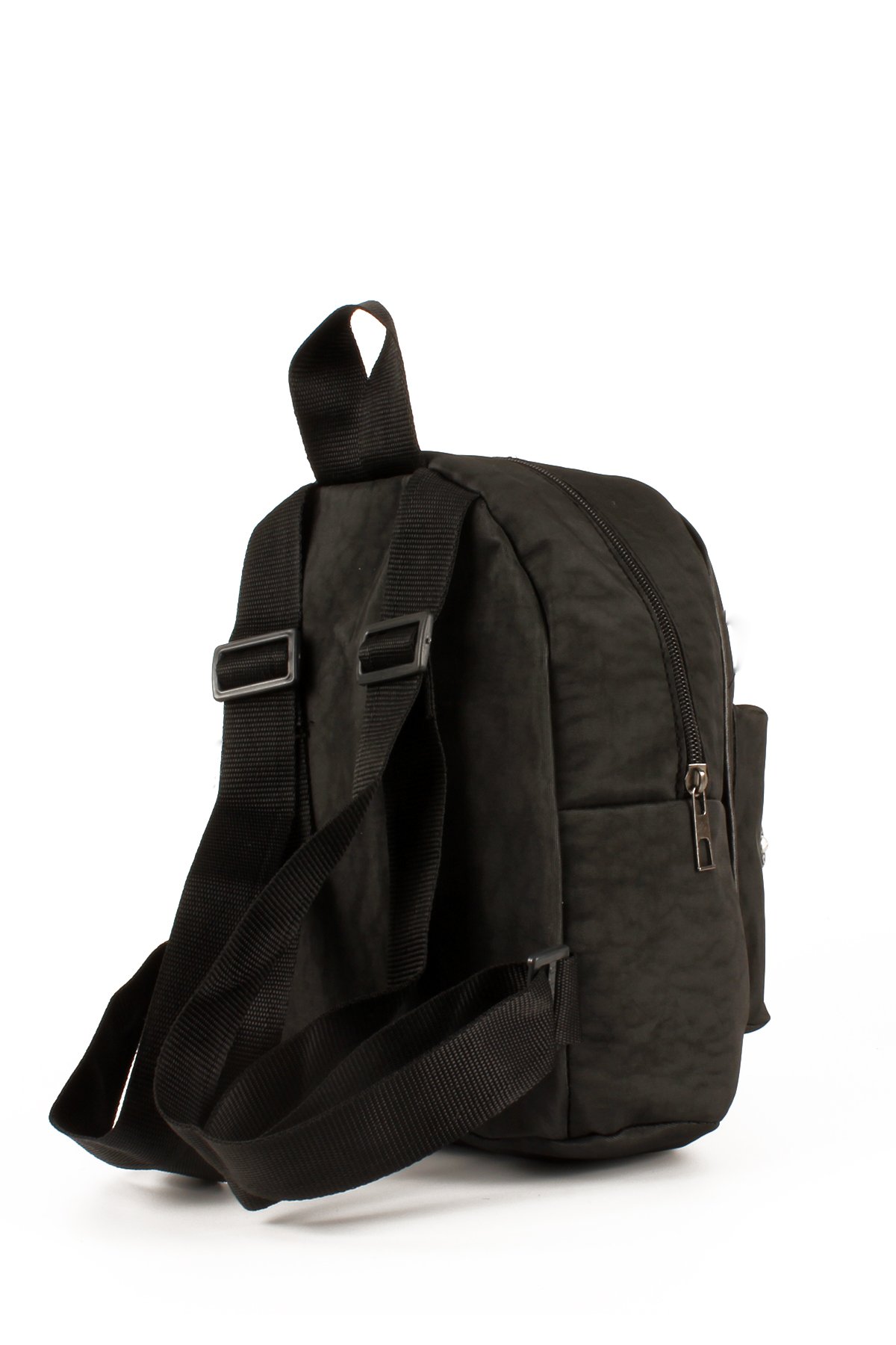 LWE10722-SyhTalhaLuwwe Bag'sKadın İki Bölmeli Kolon Askılı Krinkıl Kumaş Sırt Çantası (10722)