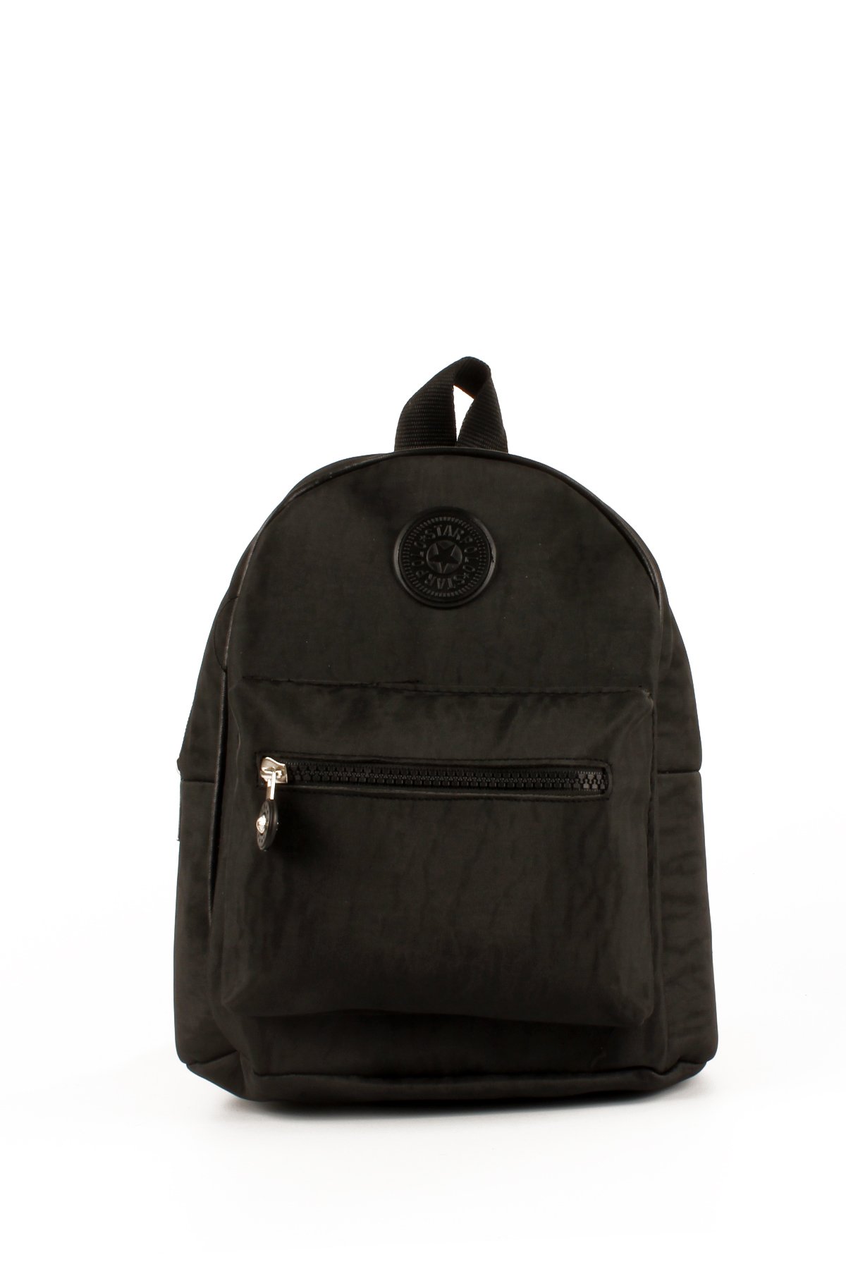 LWE10722-SyhTalhaLuwwe Bag'sKadın İki Bölmeli Kolon Askılı Krinkıl Kumaş Sırt Çantası (10722)