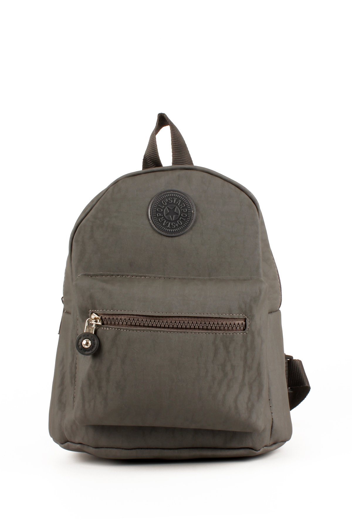 LWE10722-SyhTalhaLuwwe Bag'sKadın İki Bölmeli Kolon Askılı Krinkıl Kumaş Sırt Çantası (10722)