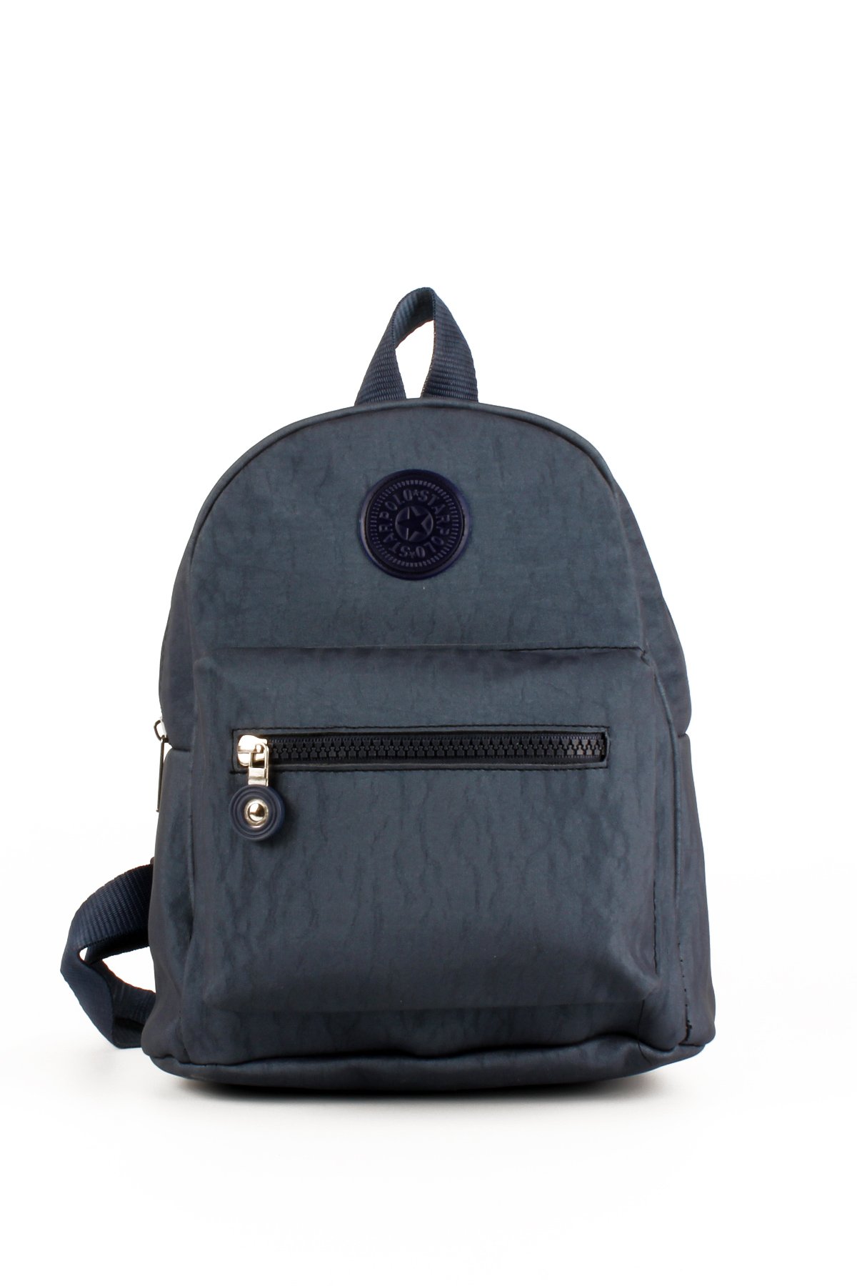 LWE10722-SyhTalhaLuwwe Bag'sKadın İki Bölmeli Kolon Askılı Krinkıl Kumaş Sırt Çantası (10722)