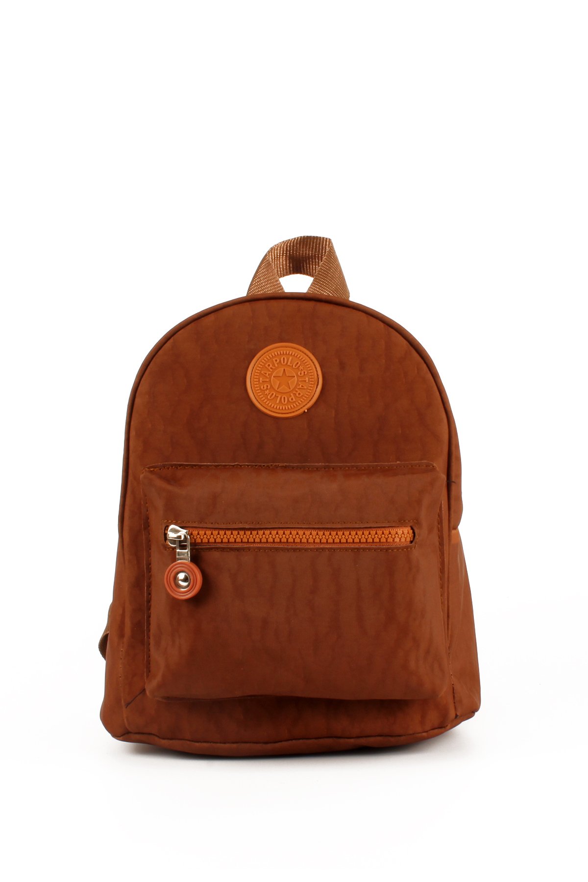 LWE10722-SyhTalhaLuwwe Bag'sKadın İki Bölmeli Kolon Askılı Krinkıl Kumaş Sırt Çantası (10722)