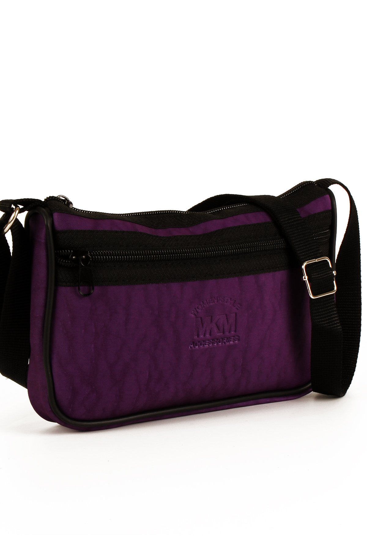 LWE20727-SyhTalhaLuwwe Bag'sKadın İki Bölmeli Spor Tarz Kirınkıl Kumaş Mini Boy Kolon Askılı Omuz ve Çapraz Çanta (20727)