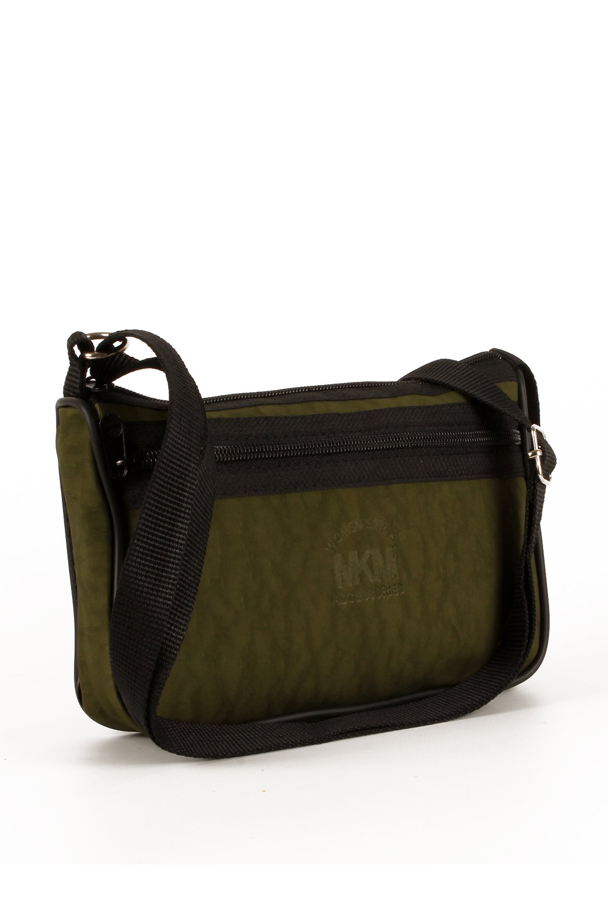 LWE20727-SyhTalhaLuwwe Bag'sKadın İki Bölmeli Spor Tarz Kirınkıl Kumaş Mini Boy Kolon Askılı Omuz ve Çapraz Çanta (20727)