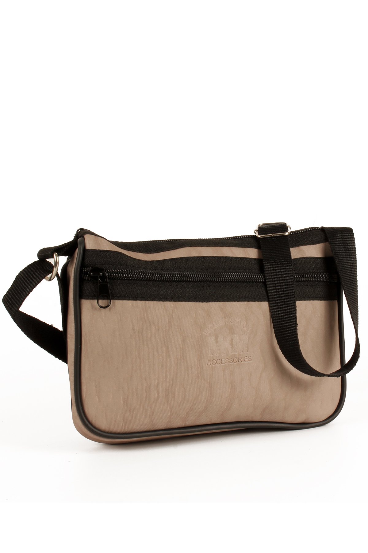 LWE20727-SyhTalhaLuwwe Bag'sKadın İki Bölmeli Spor Tarz Kirınkıl Kumaş Mini Boy Kolon Askılı Omuz ve Çapraz Çanta (20727)