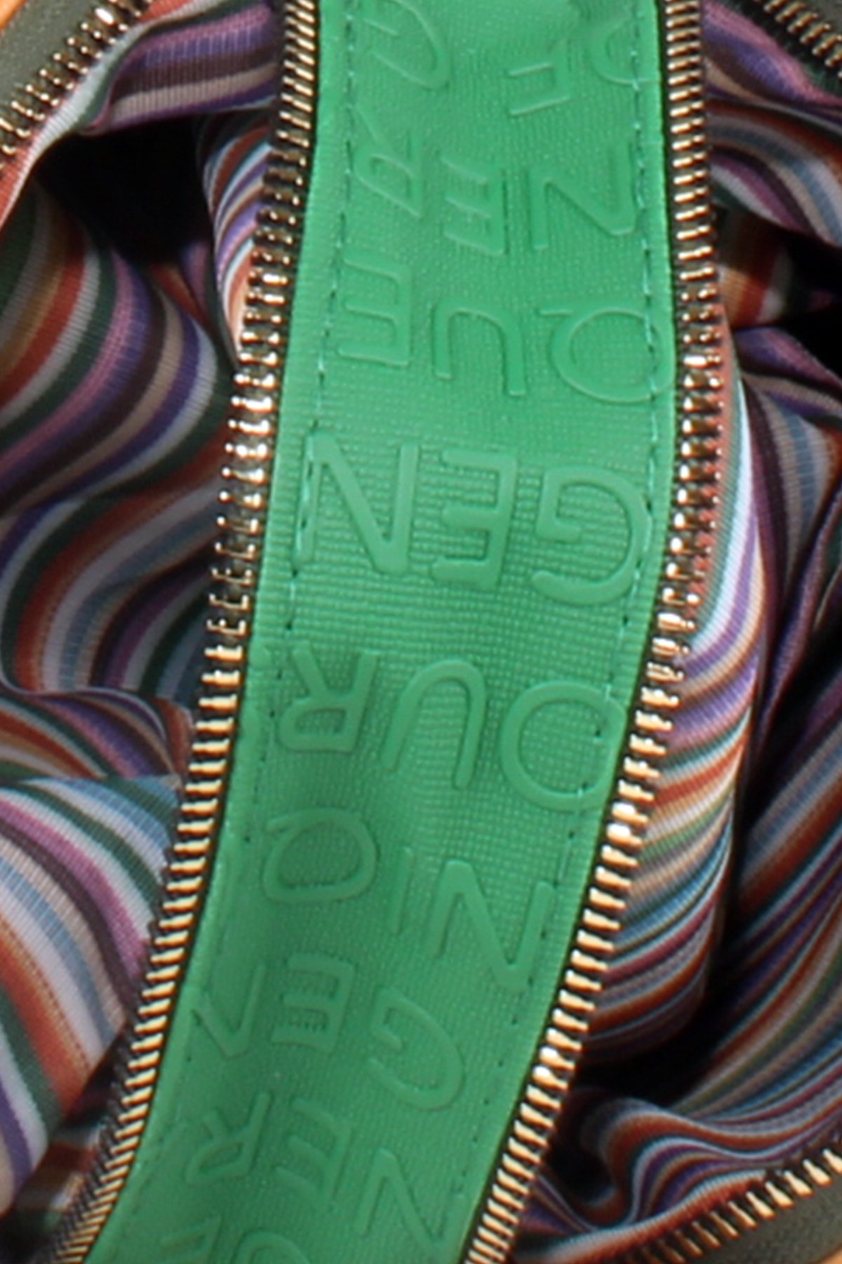 LWE20607-SyhTalhaLuwwe Bag'sKadın İki Bölmeli Yazı Detaylı Kolon Askılı Omuz Çantası (20607)