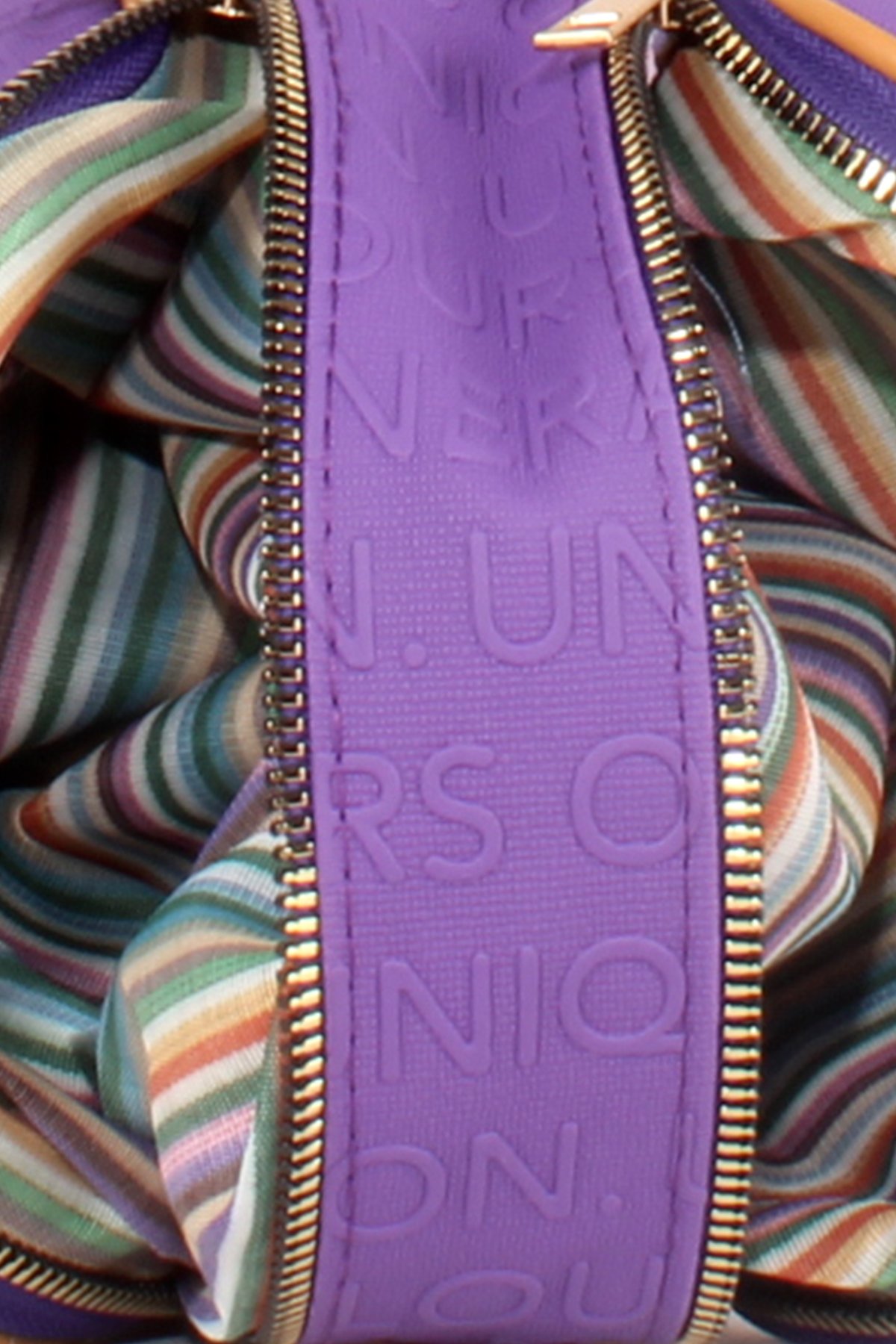 LWE20607-SyhTalhaLuwwe Bag'sKadın İki Bölmeli Yazı Detaylı Kolon Askılı Omuz Çantası (20607)