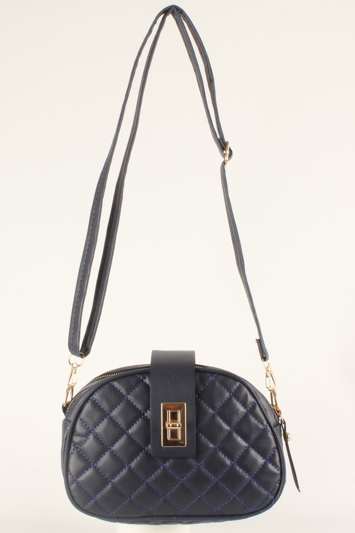 LWE20407-SLuwweLuwwe Bag'sKadın İki Fermuarlı Bölmeli Kilitli Çanta (20407)