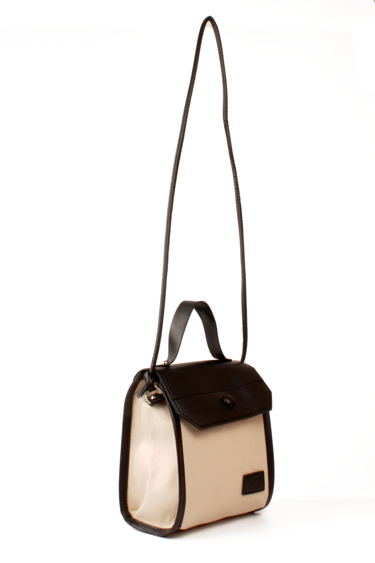 LWE20804-SyhTalhaLuwwe Bag'sKadın Jüt Doku Keten Gövde Deri Kapaklı Simetrik Askılı Yazı Detaylı El & Omuz & Çapraz Çanta(20804)