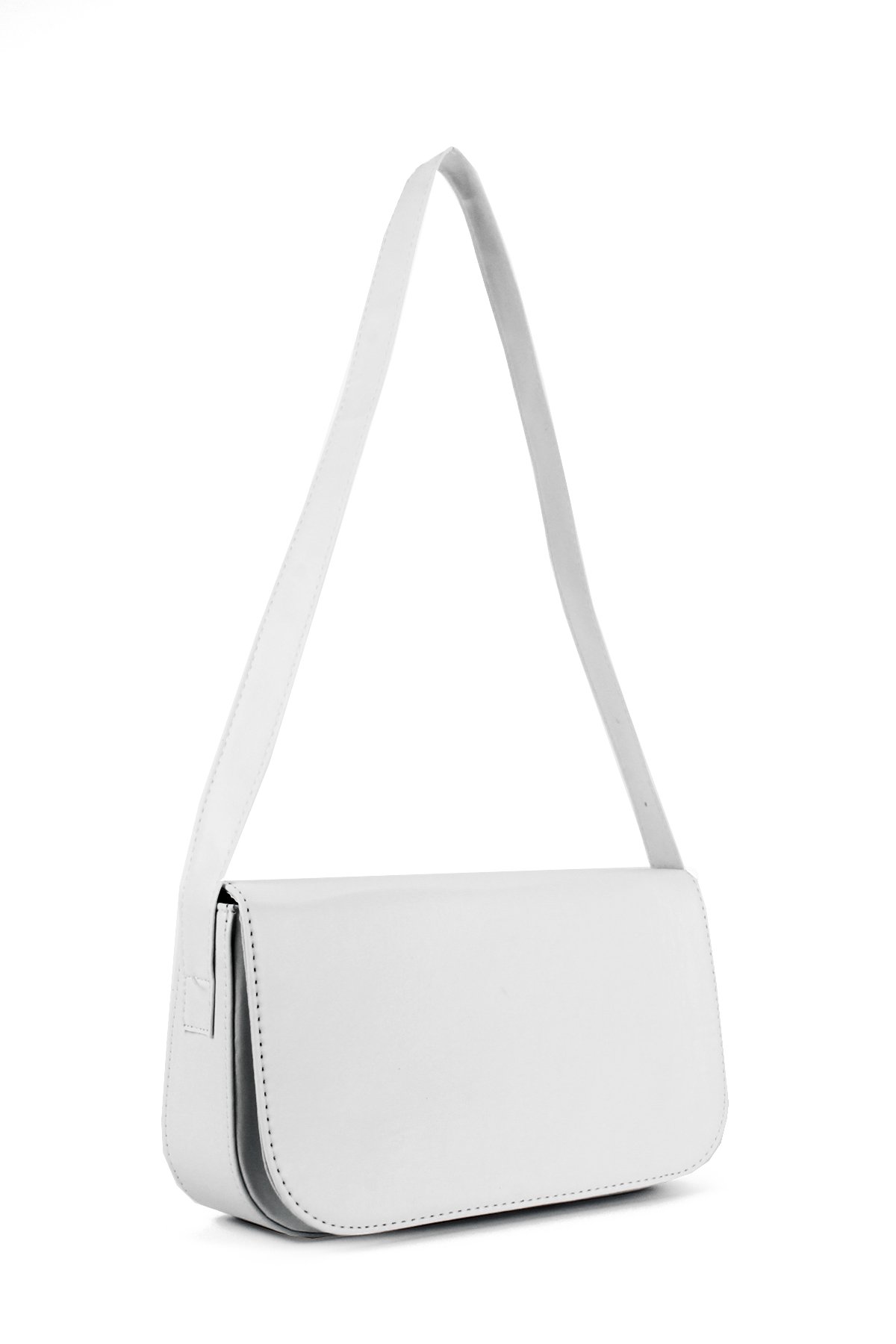 LWE10421-SLuwweLuwwe Bag'sKadın Kapaklı Kalıp Baget Çanta (10421)