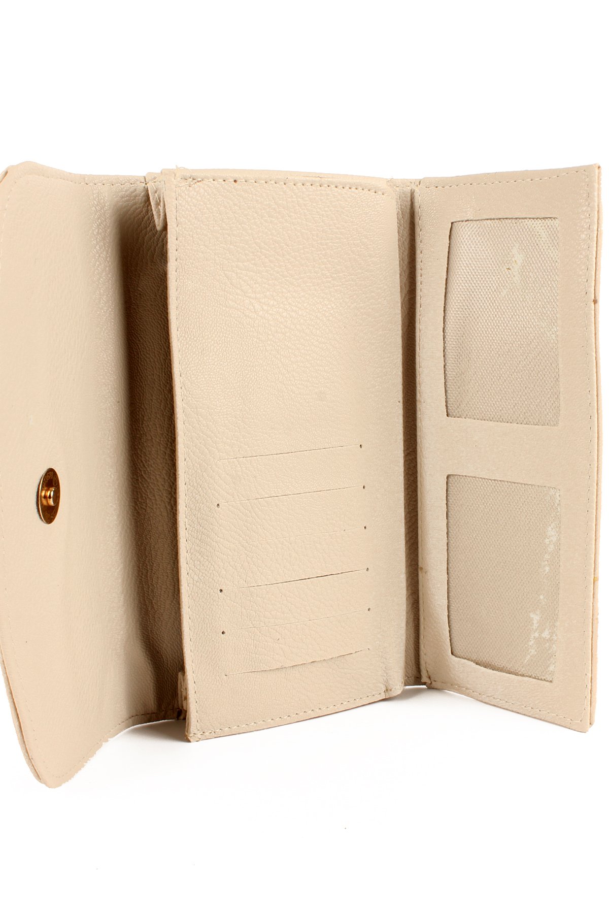 LWE50709-SyhTalhaLuwwe Bag'sKadın Kapaklı Saten Doku Üç İç Bölmeli Cüzdan Ve Kartlık  (50709)