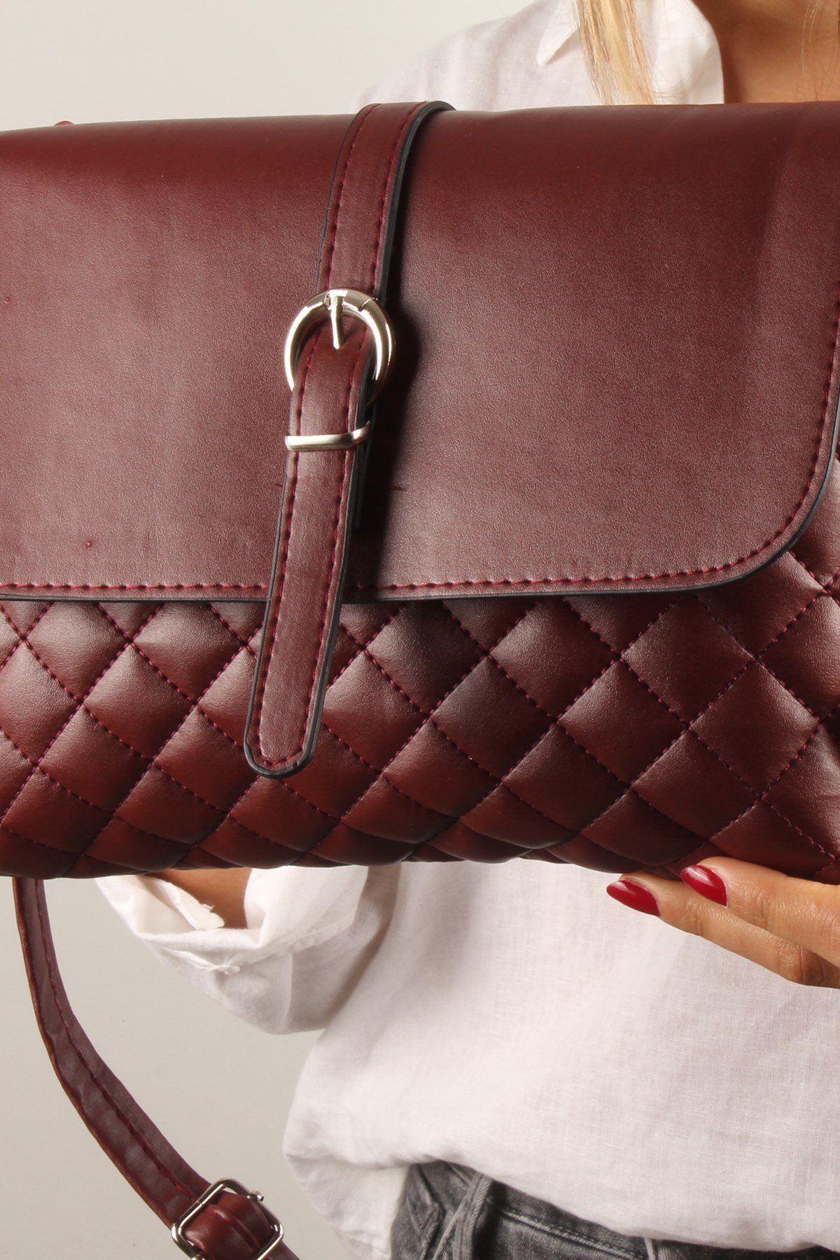 LWE20392-SLuwweLuwwe Bag'sKadın Kapitone Omuz Çantası (20392)