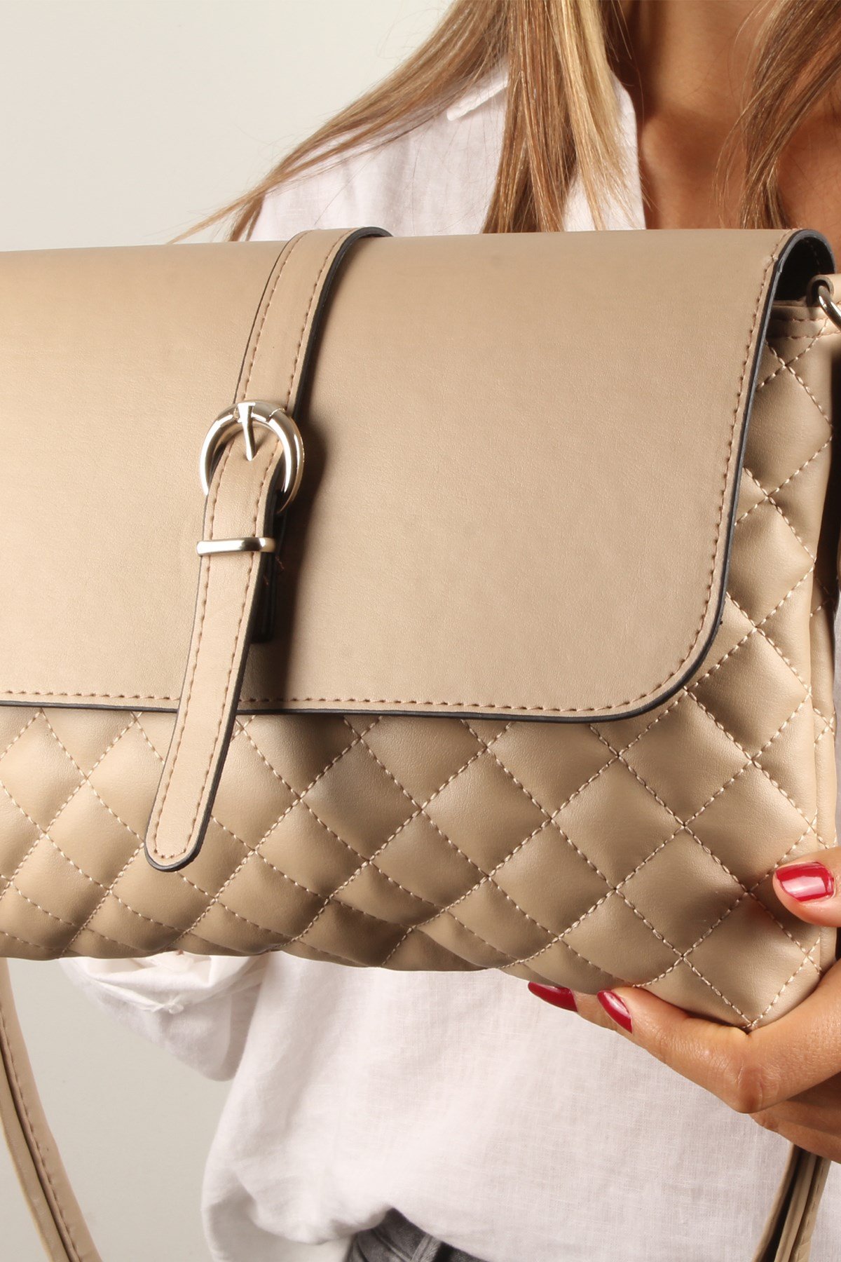 LWE20392-SLuwweLuwwe Bag'sKadın Kapitone Omuz Çantası (20392)