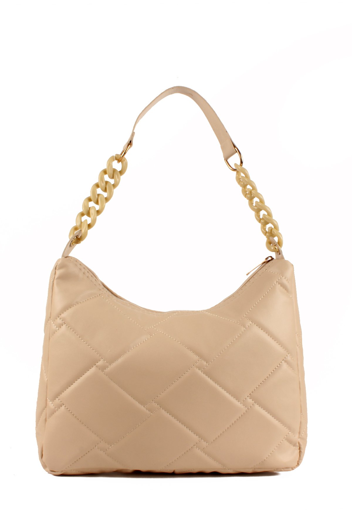 LWE10687-SyhTalhaLuwwe Bag'sKadın Kapitone Özel Nakışlı Zincir Askılı Baget Çanta (10687)