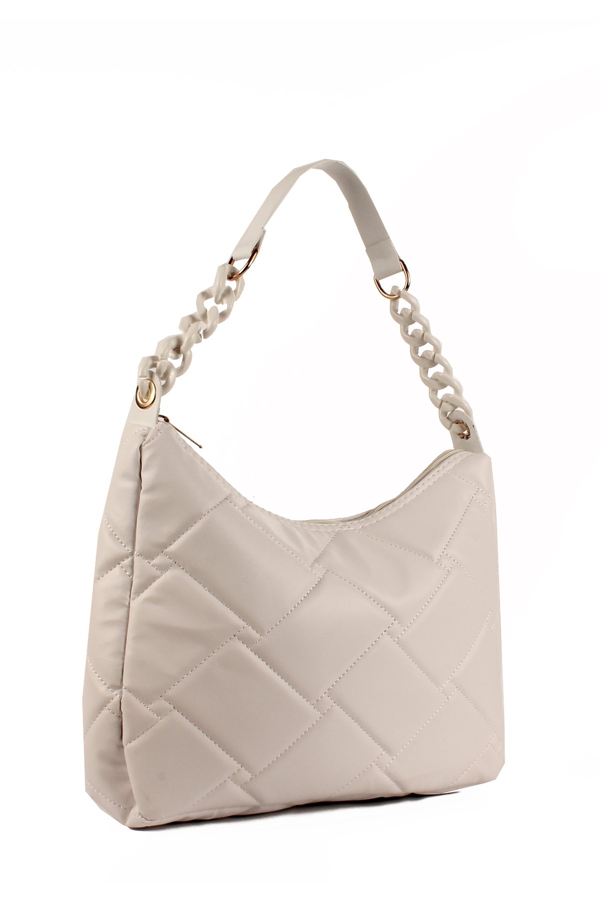 LWE10687-SyhTalhaLuwwe Bag'sKadın Kapitone Özel Nakışlı Zincir Askılı Baget Çanta (10687)