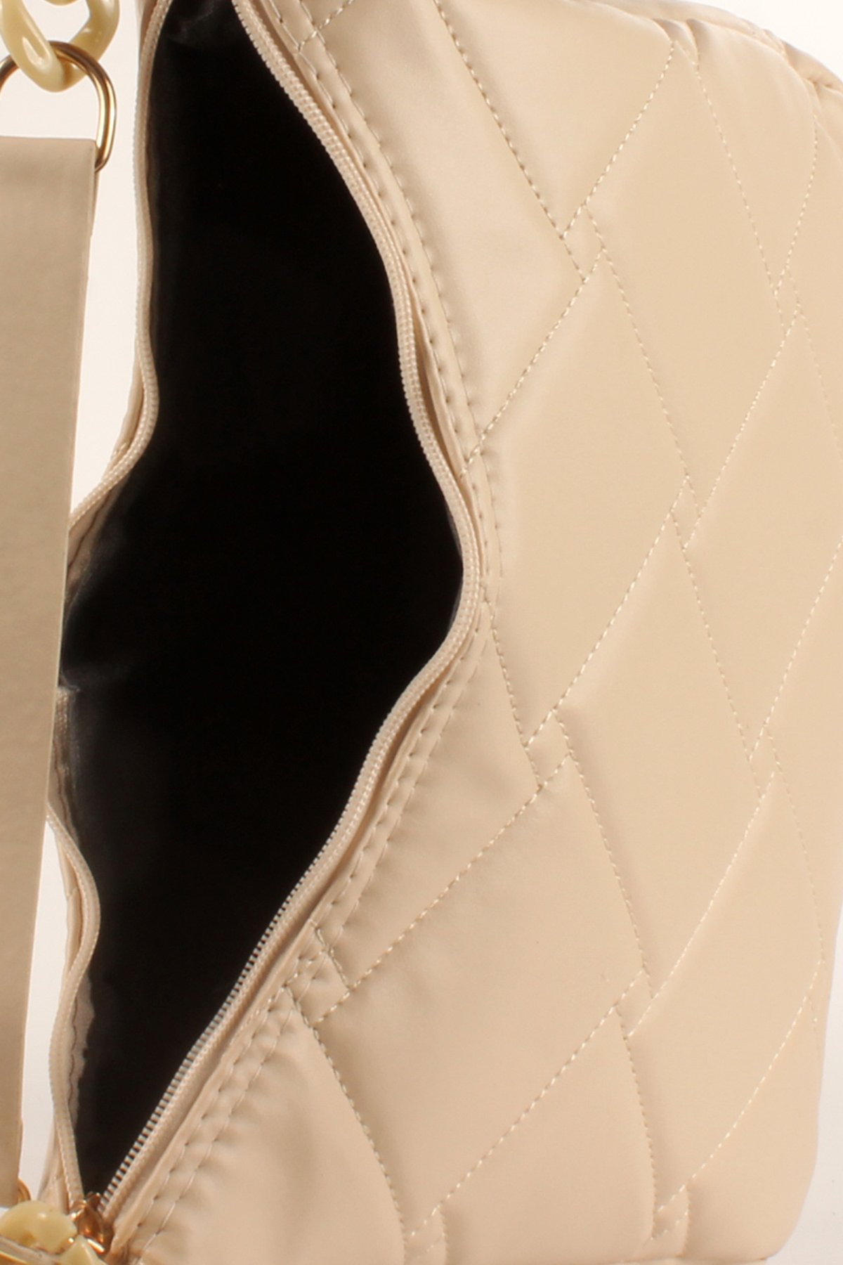 LWE10687-SyhTalhaLuwwe Bag'sKadın Kapitone Özel Nakışlı Zincir Askılı Baget Çanta (10687)