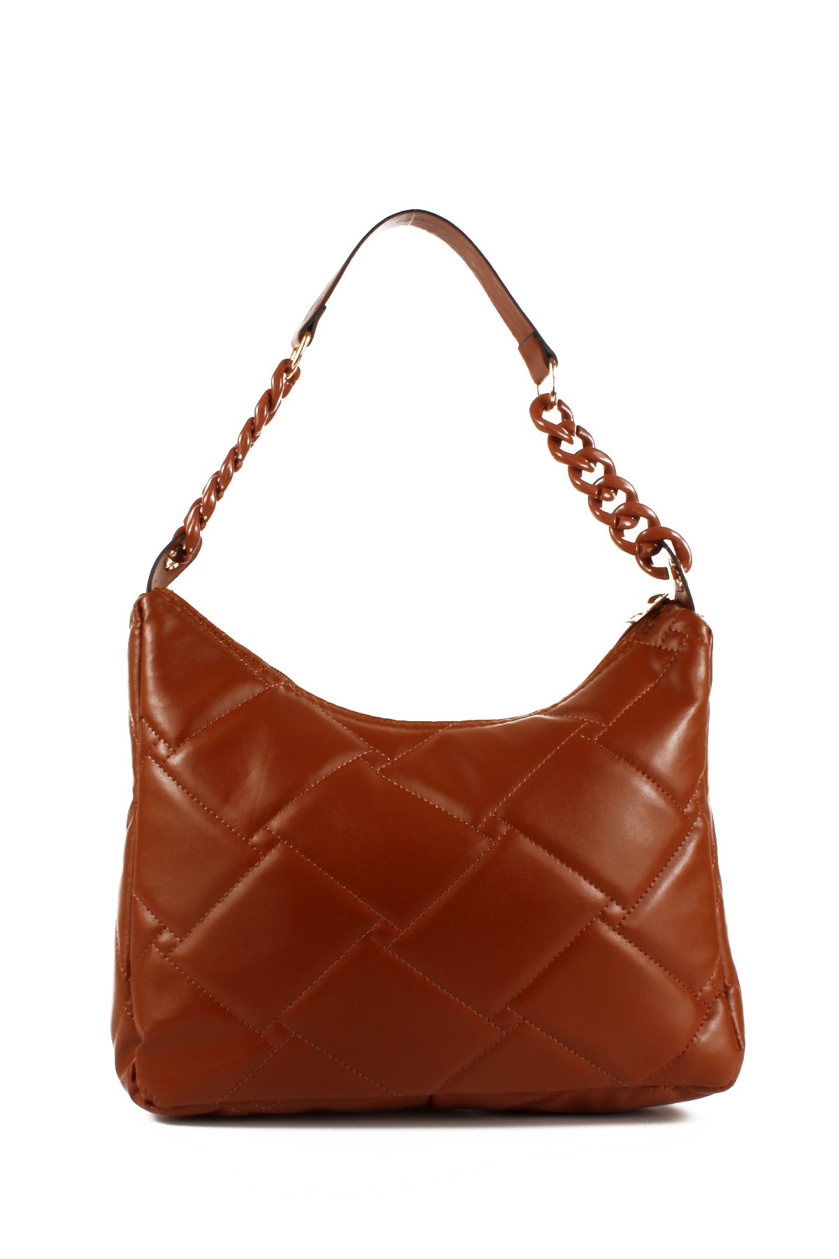 LWE10687-SyhTalhaLuwwe Bag'sKadın Kapitone Özel Nakışlı Zincir Askılı Baget Çanta (10687)