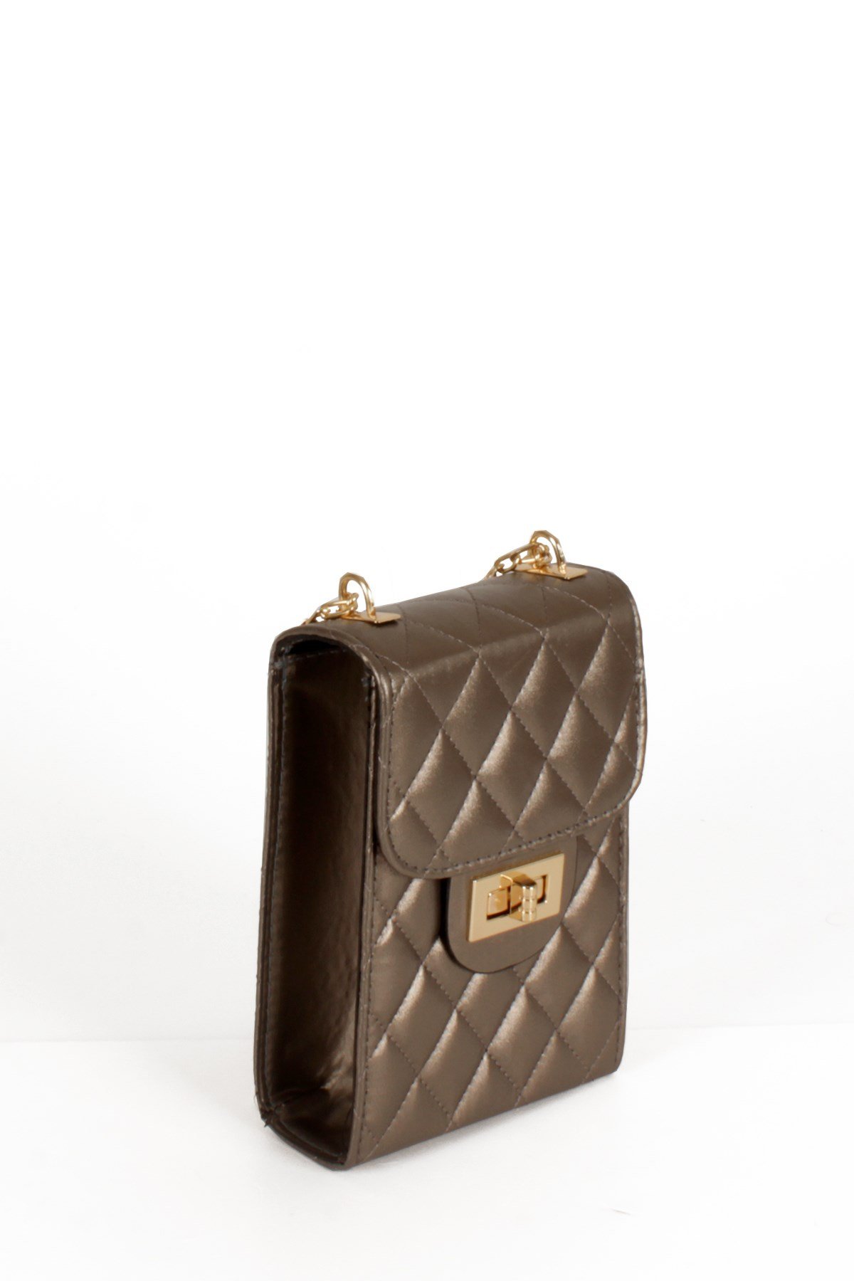 LWE20503-STalhaLuwwe Bag'sKadın Kapitone Zincir Askılı Omuz Çantası (20503)