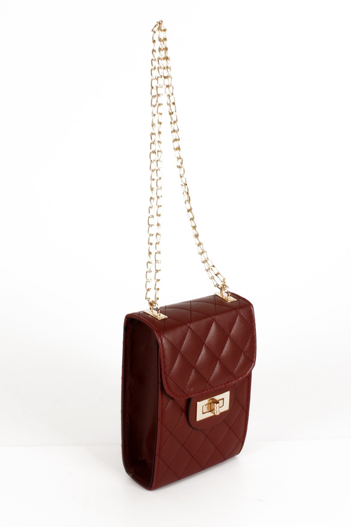 LWE20503-STalhaLuwwe Bag'sKadın Kapitone Zincir Askılı Omuz Çantası (20503)