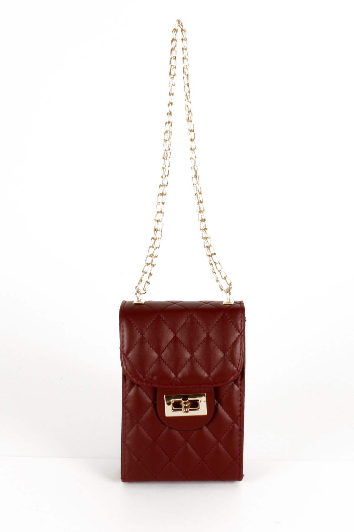 LWE20503-STalhaLuwwe Bag'sKadın Kapitone Zincir Askılı Omuz Çantası (20503)