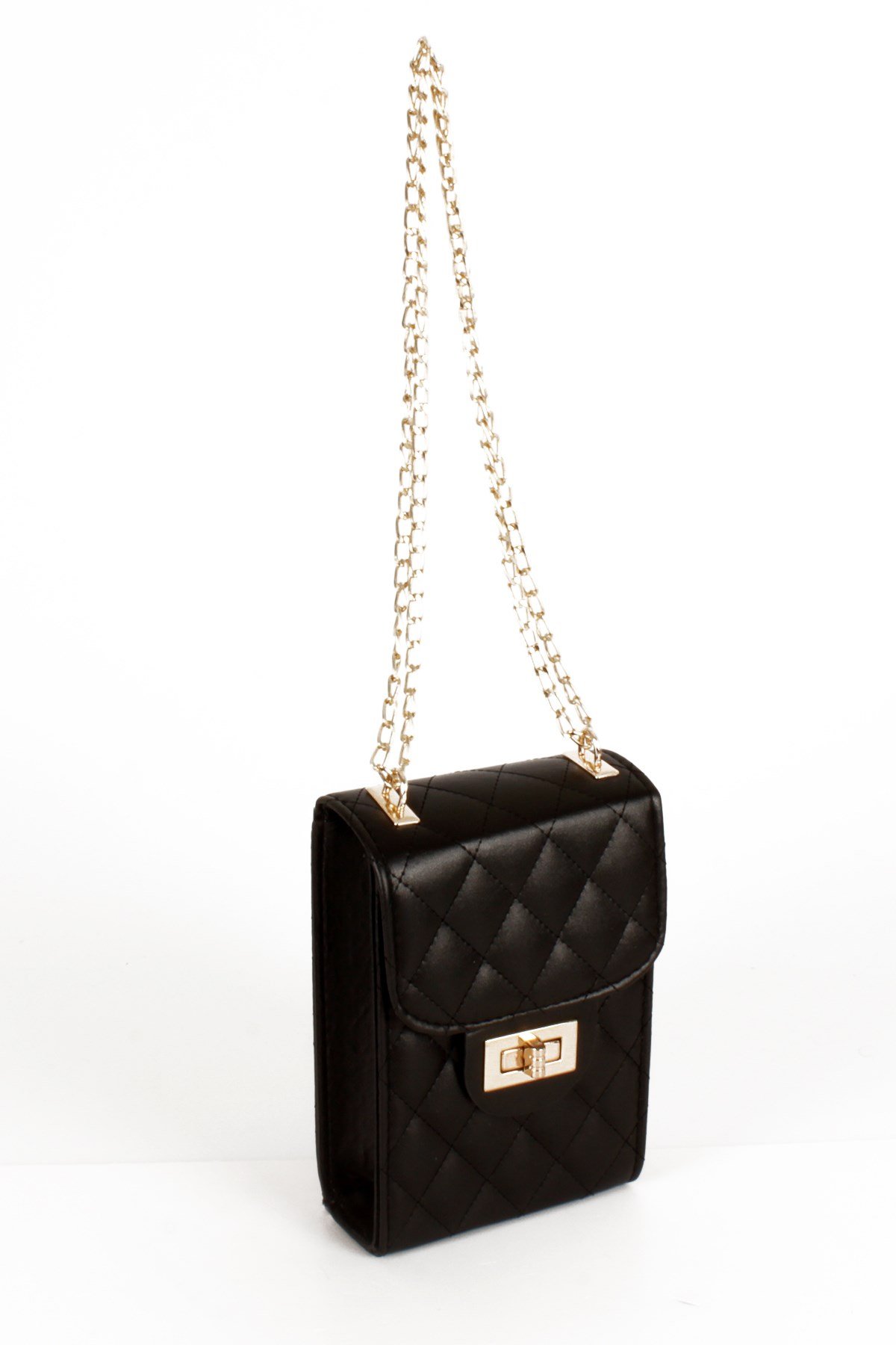 LWE20503-STalhaLuwwe Bag'sKadın Kapitone Zincir Askılı Omuz Çantası (20503)