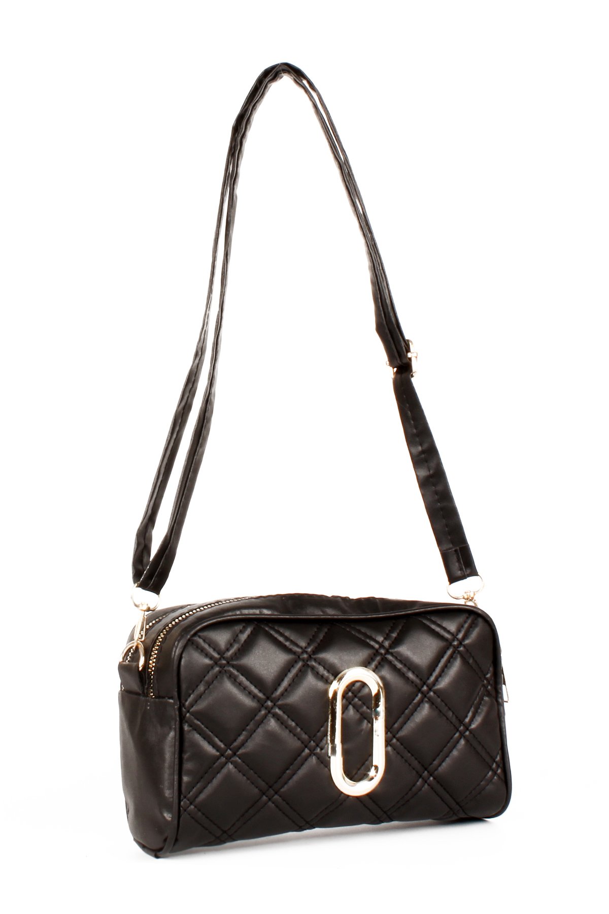 LWE20581-STalhaLuwwe Bag'sKadın Kapitoneli Çift Bölmeli Omuz Çantası (20581)