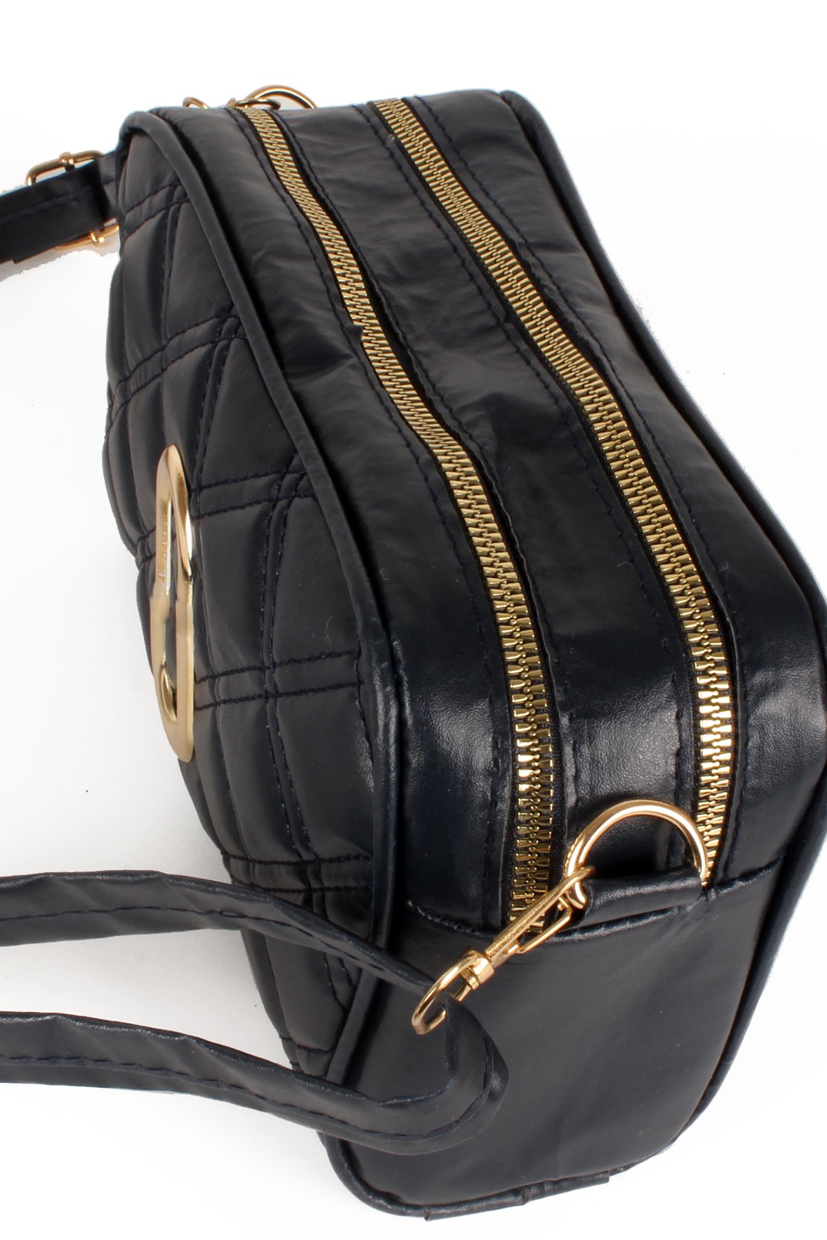 LWE20581-STalhaLuwwe Bag'sKadın Kapitoneli Çift Bölmeli Omuz Çantası (20581)