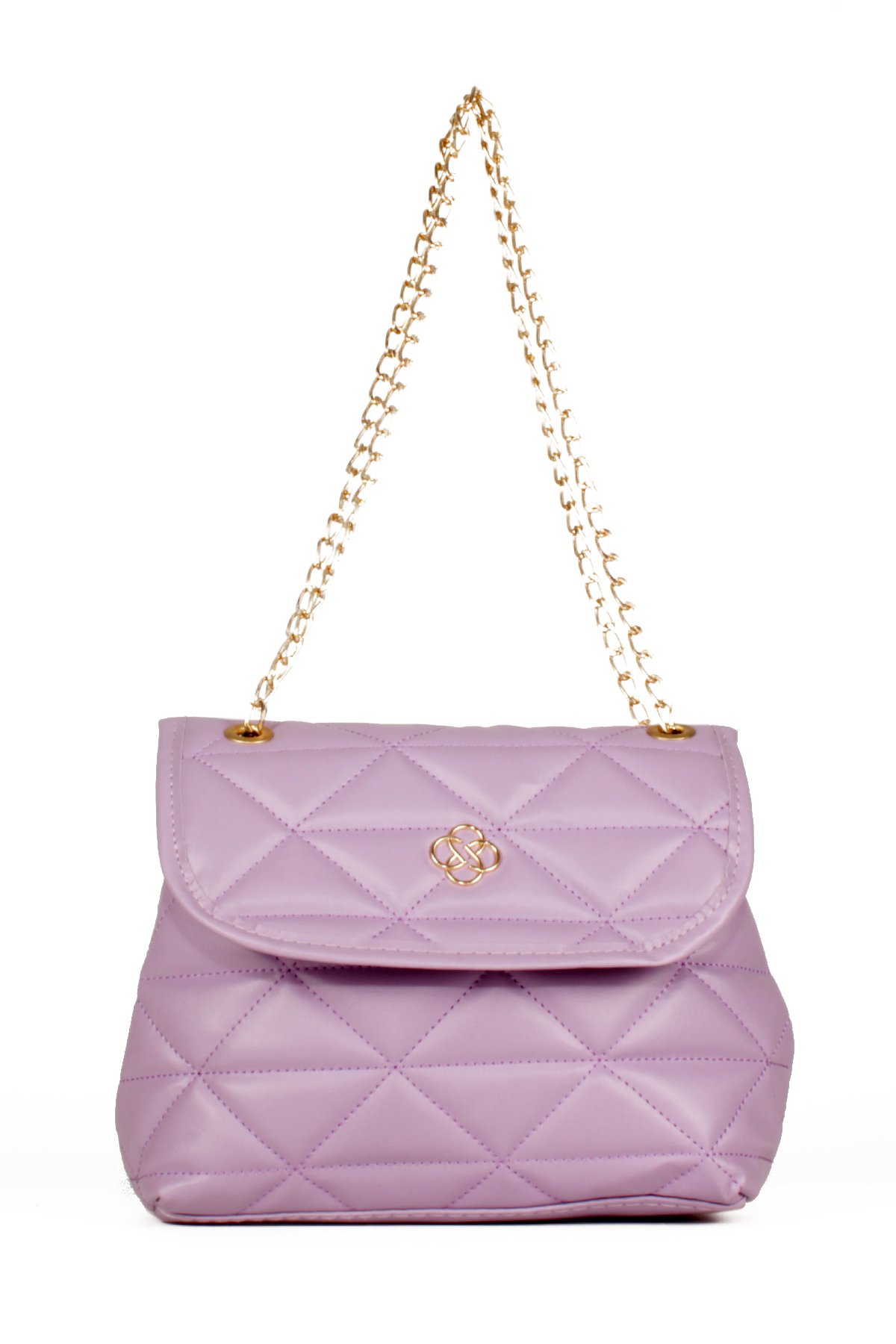 LWE20539-STalhaLuwwe Bag'sKadın Kapitoneli İki Bölmeli Zincir Askılı Omuz Çantası (20539)