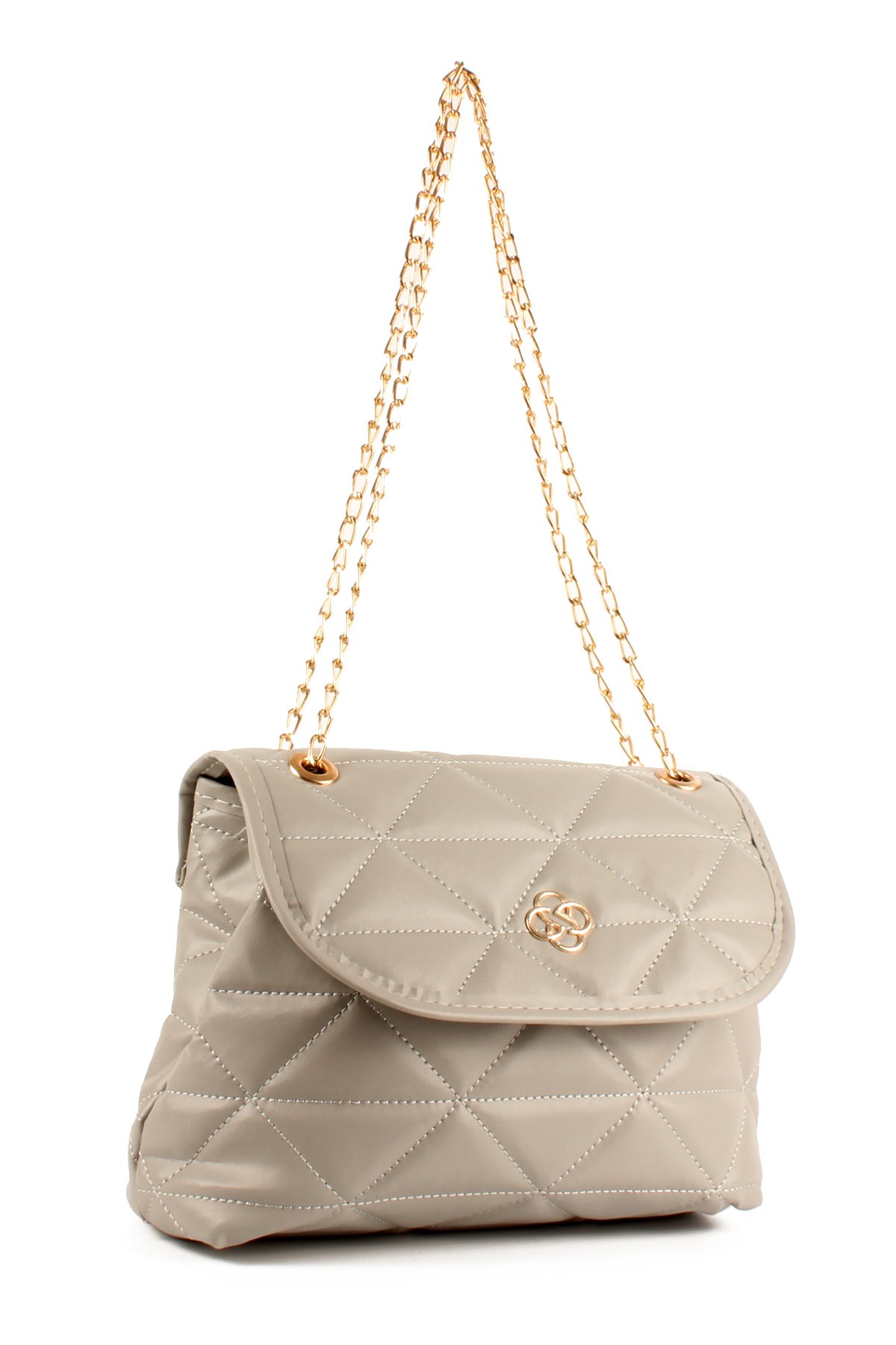 LWE20539-STalhaLuwwe Bag'sKadın Kapitoneli İki Bölmeli Zincir Askılı Omuz Çantası (20539)