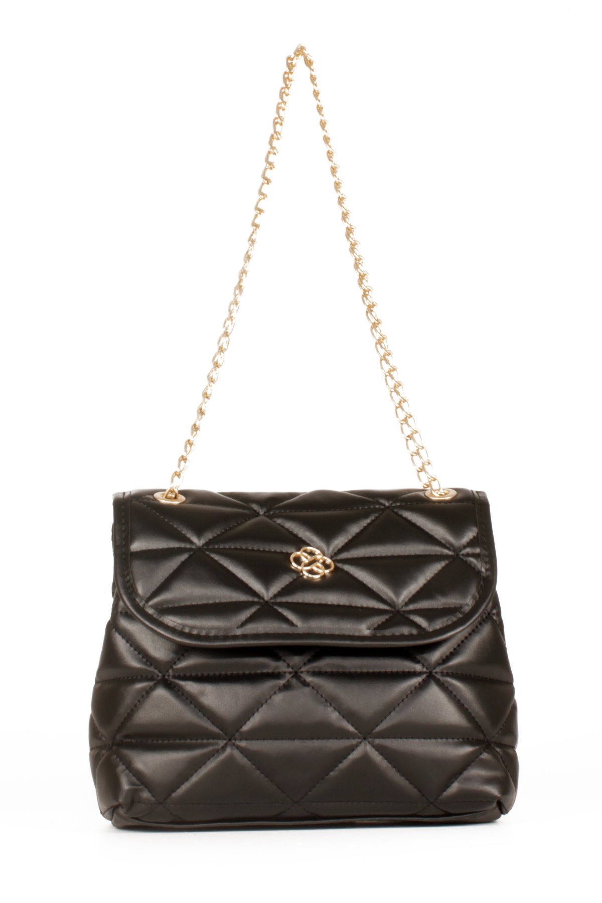 LWE20539-STalhaLuwwe Bag'sKadın Kapitoneli İki Bölmeli Zincir Askılı Omuz Çantası (20539)