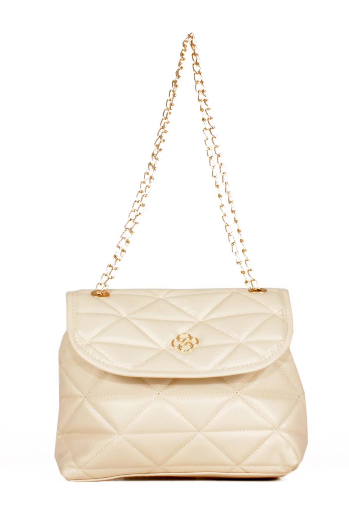 LWE20539-STalhaLuwwe Bag'sKadın Kapitoneli İki Bölmeli Zincir Askılı Omuz Çantası (20539)