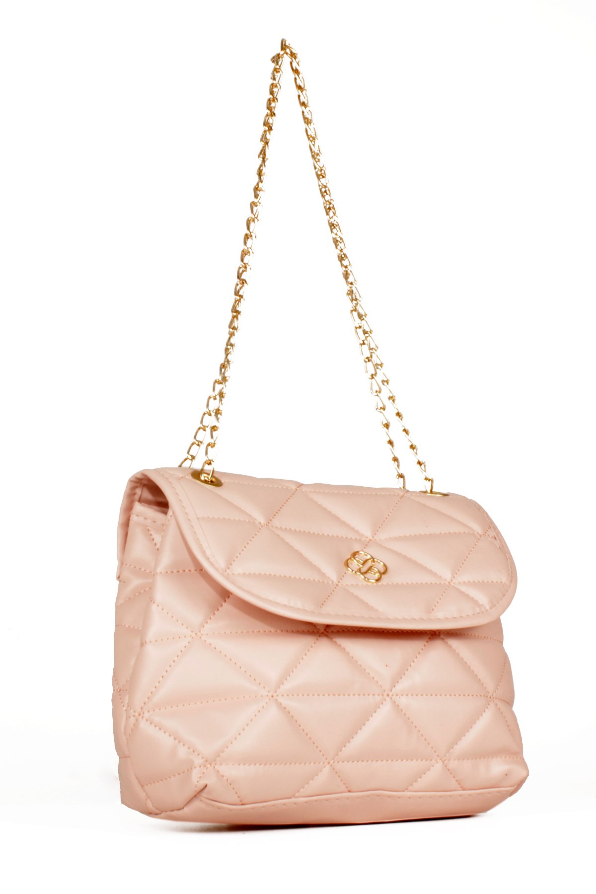 LWE20539-STalhaLuwwe Bag'sKadın Kapitoneli İki Bölmeli Zincir Askılı Omuz Çantası (20539)