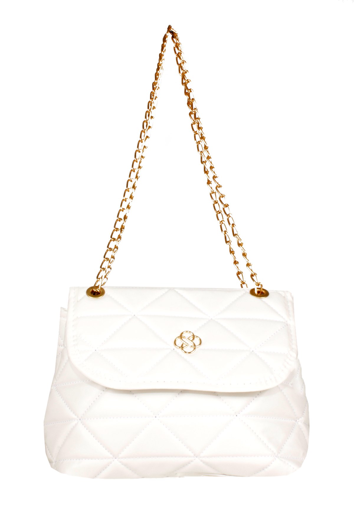 LWE20539-STalhaLuwwe Bag'sKadın Kapitoneli İki Bölmeli Zincir Askılı Omuz Çantası (20539)