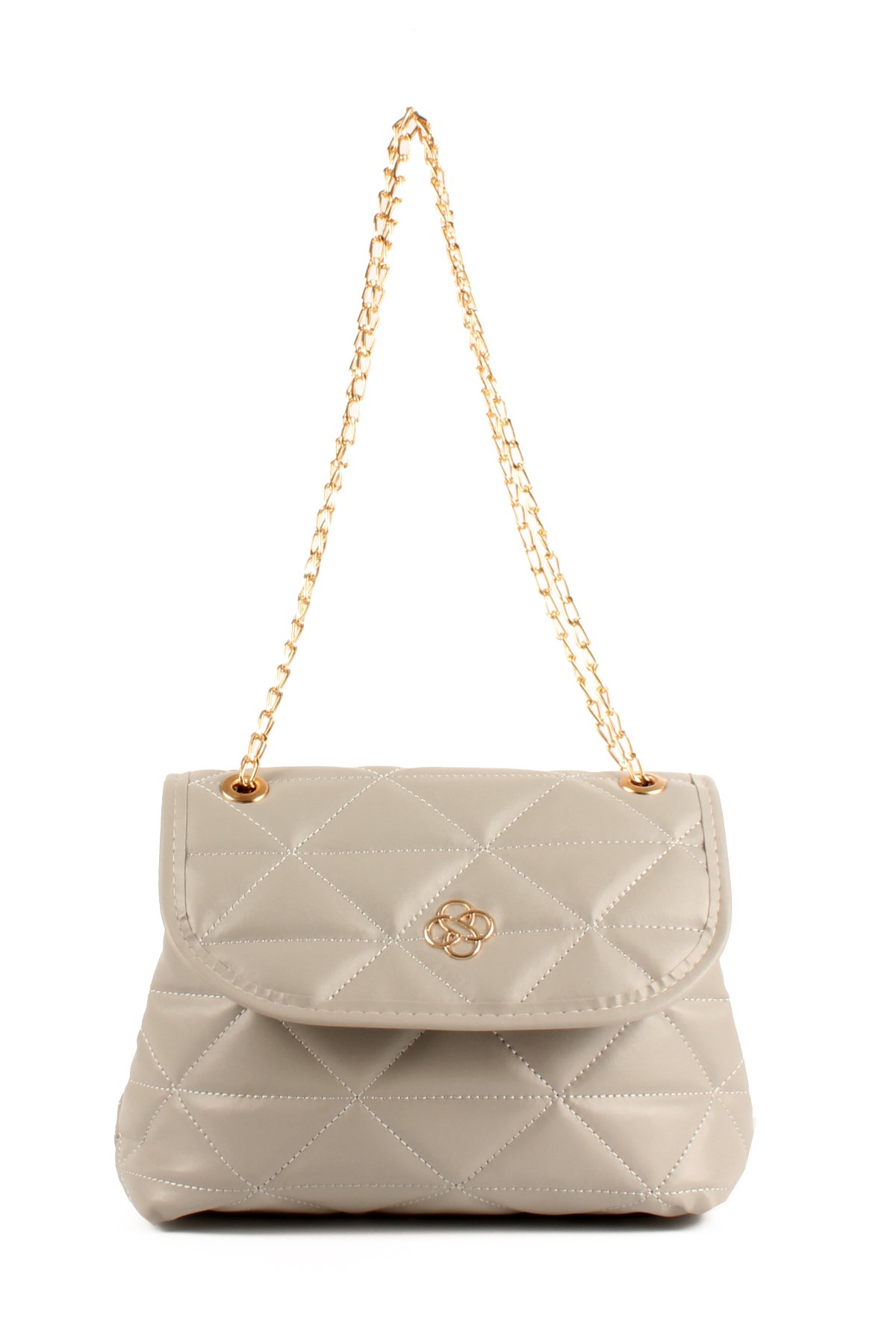 LWE20539-STalhaLuwwe Bag'sKadın Kapitoneli İki Bölmeli Zincir Askılı Omuz Çantası (20539)